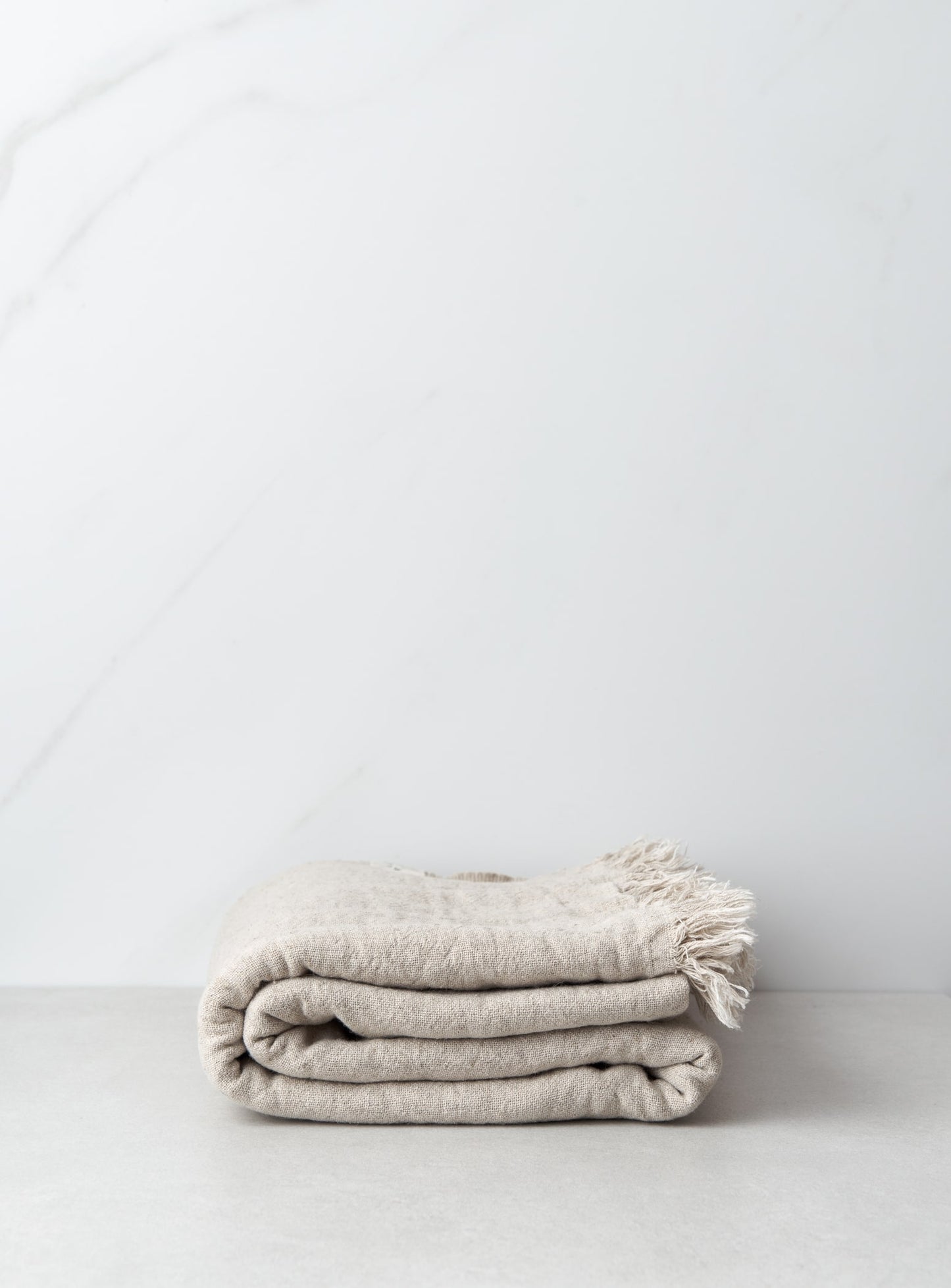 Linen and Cotton Throw - Papatya