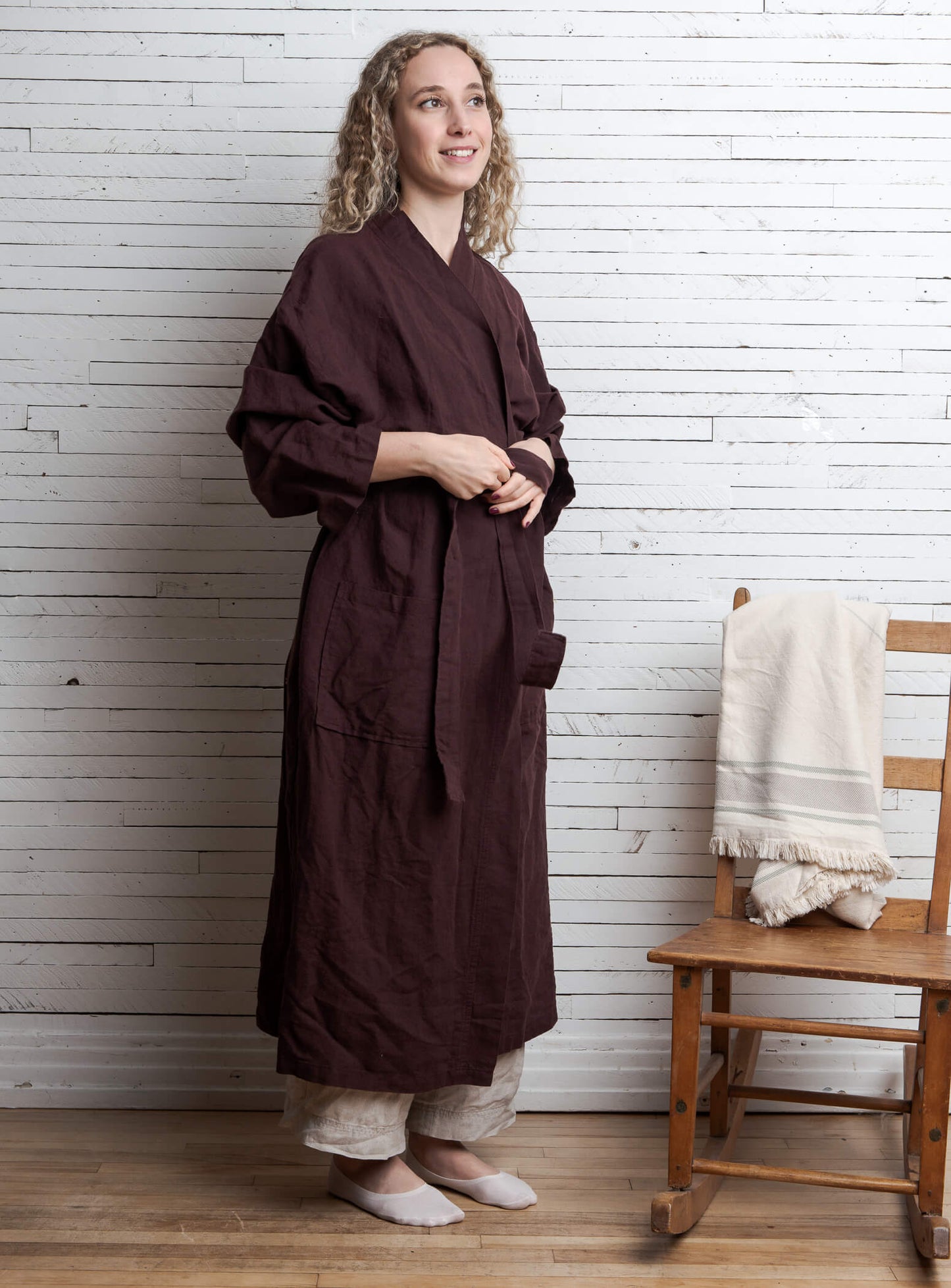 Leyla - Linen / Cotton Robe