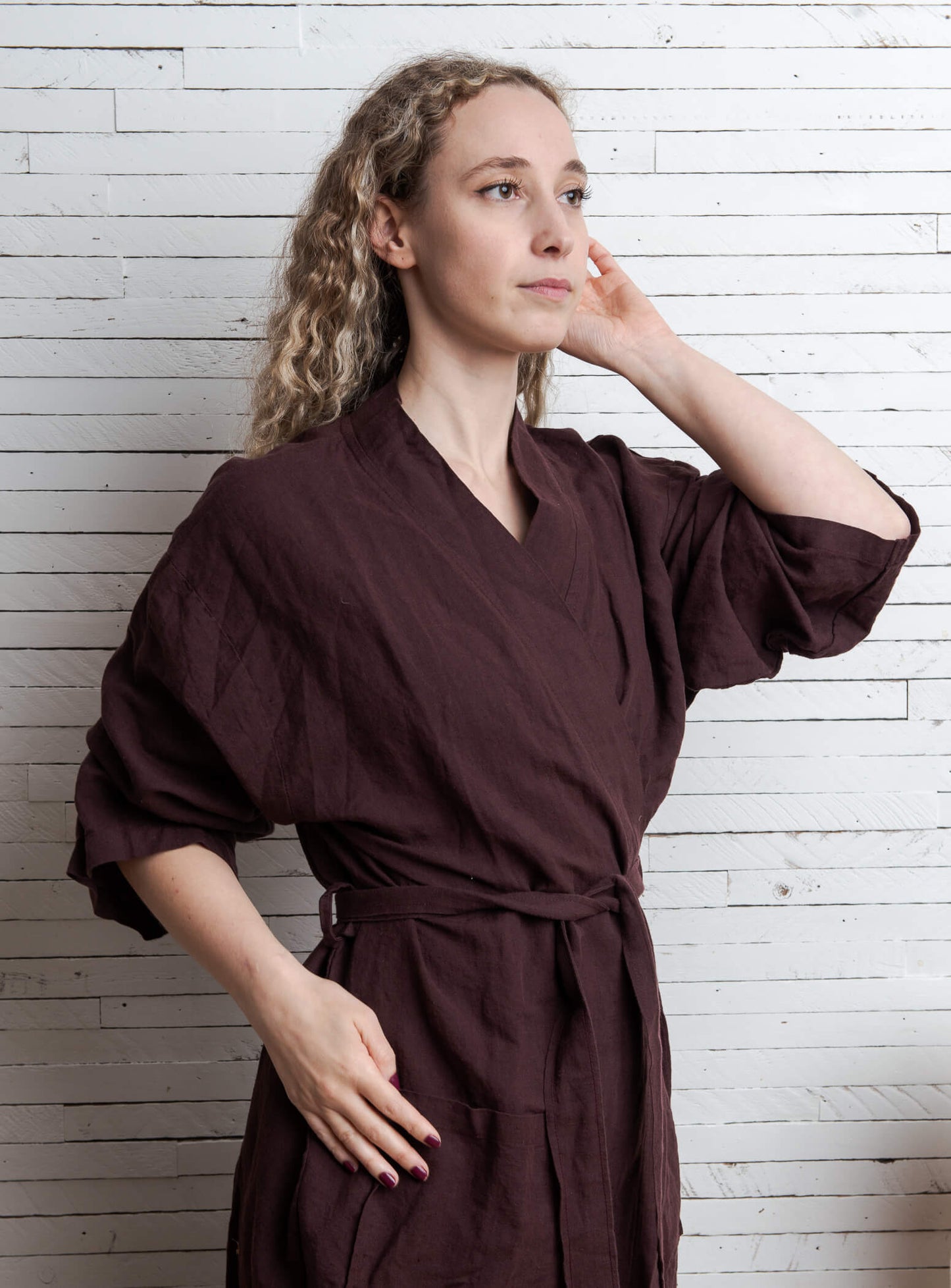 Leyla - Linen / Cotton Robe