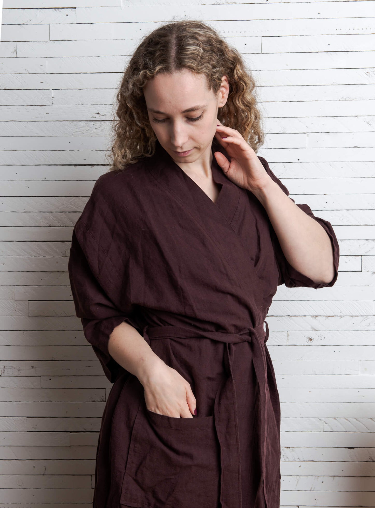 Leyla - Linen / Cotton Robe