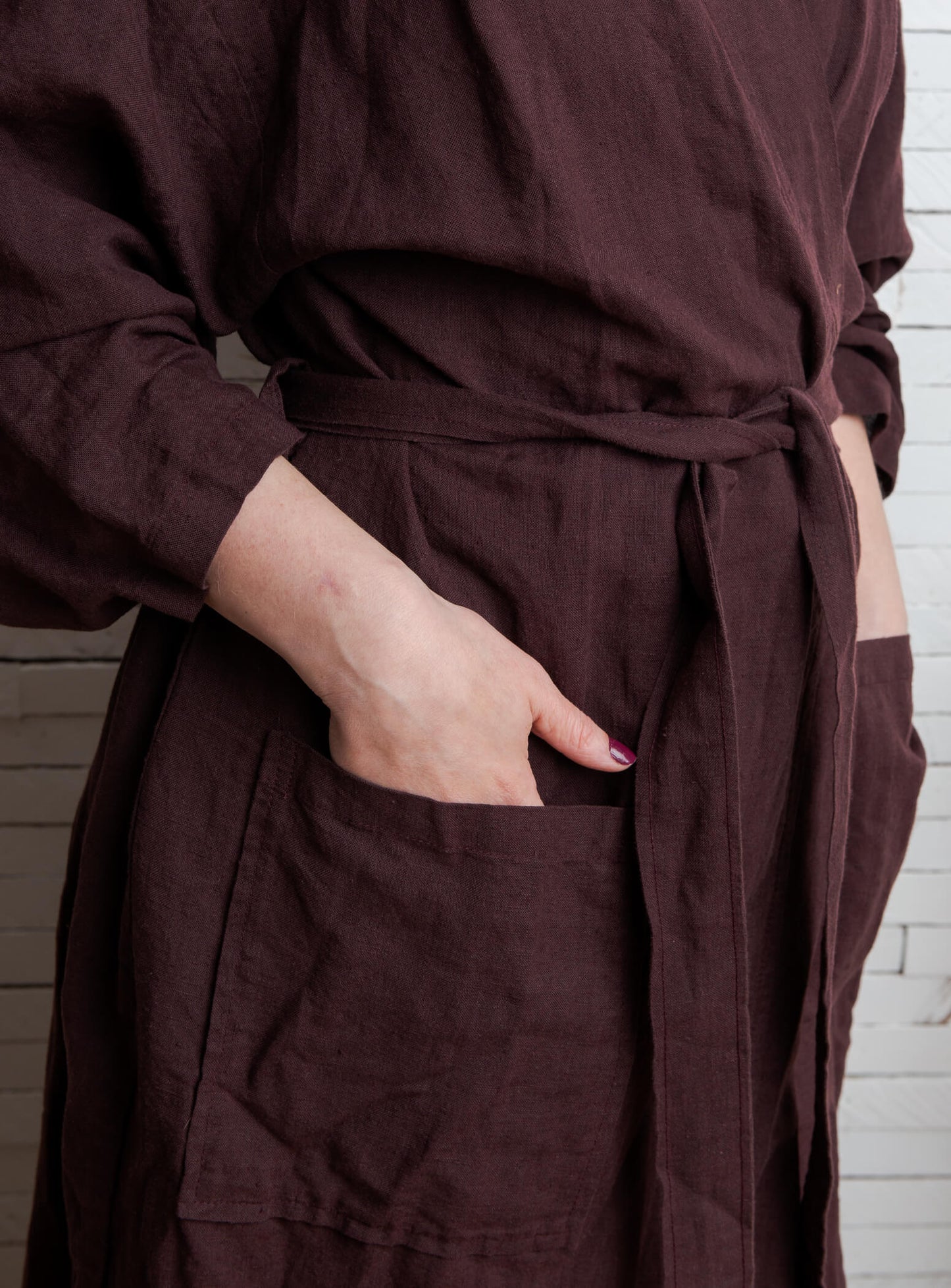 Leyla - Linen / Cotton Robe