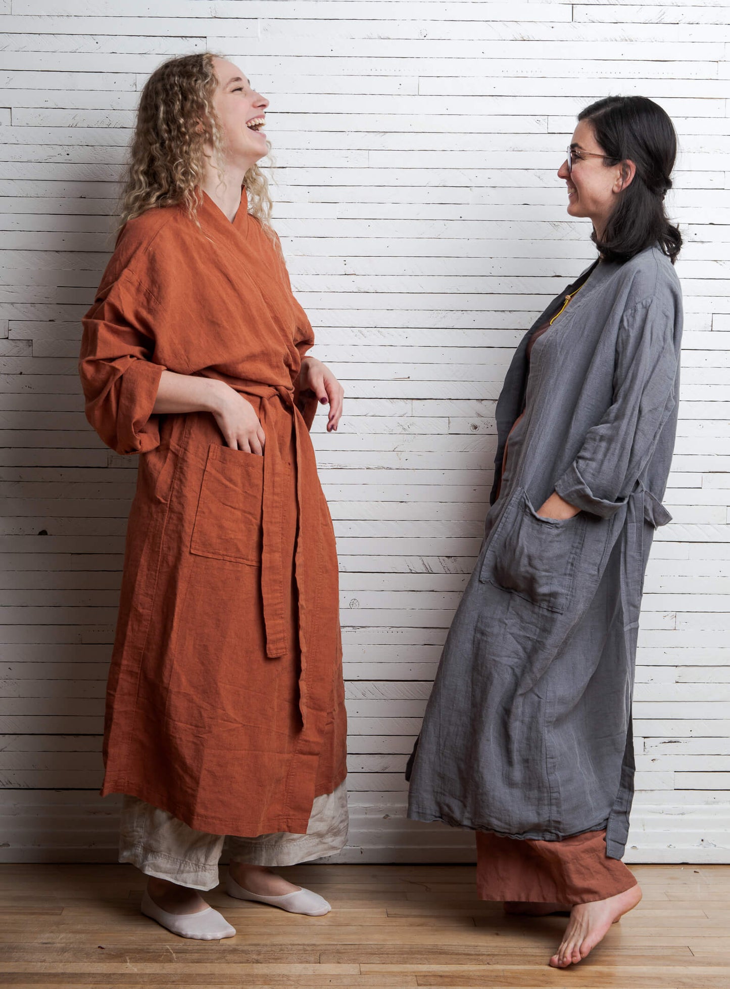 Leyla - Linen / Cotton Robe