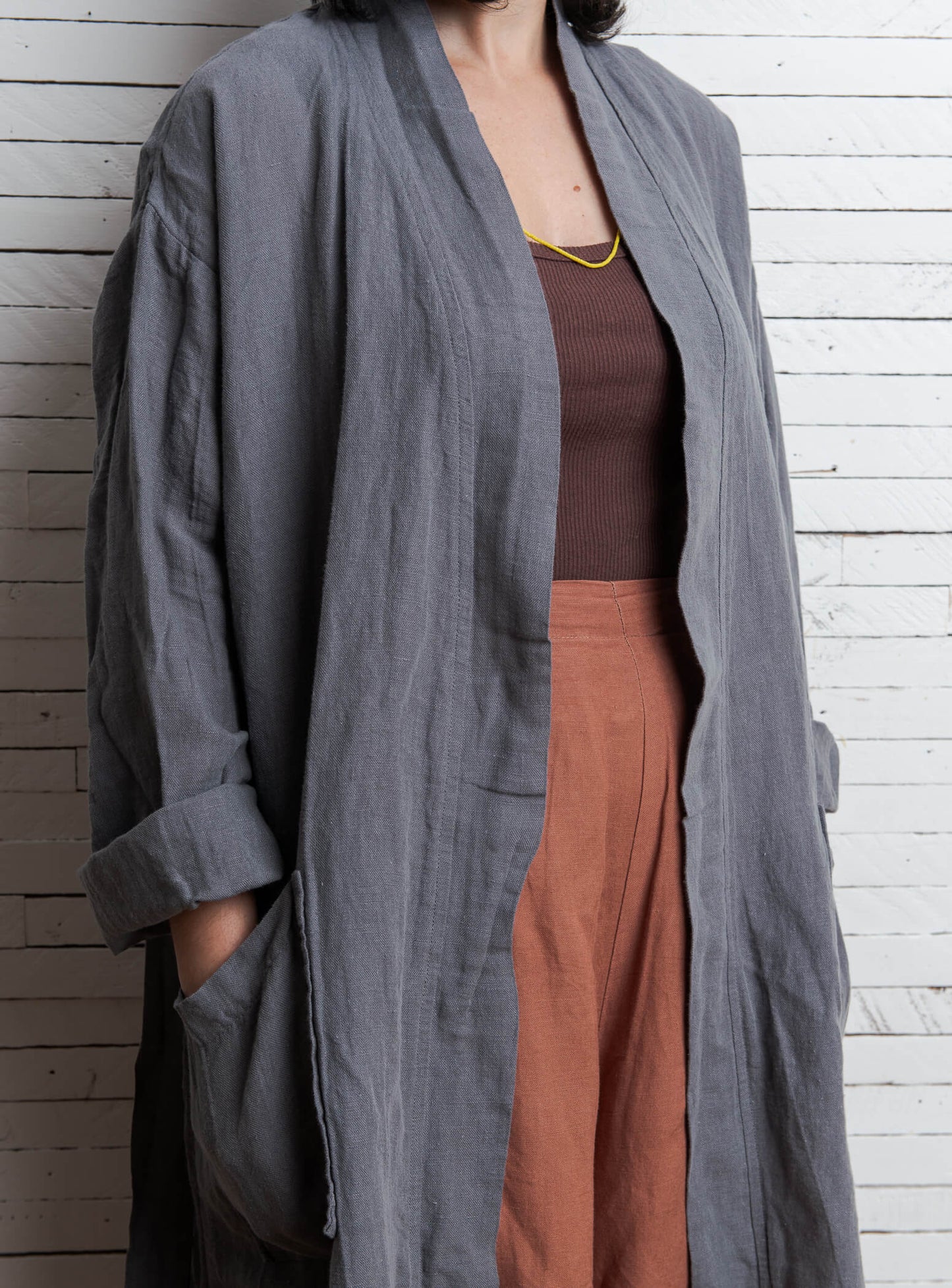 Leyla - Linen / Cotton Robe