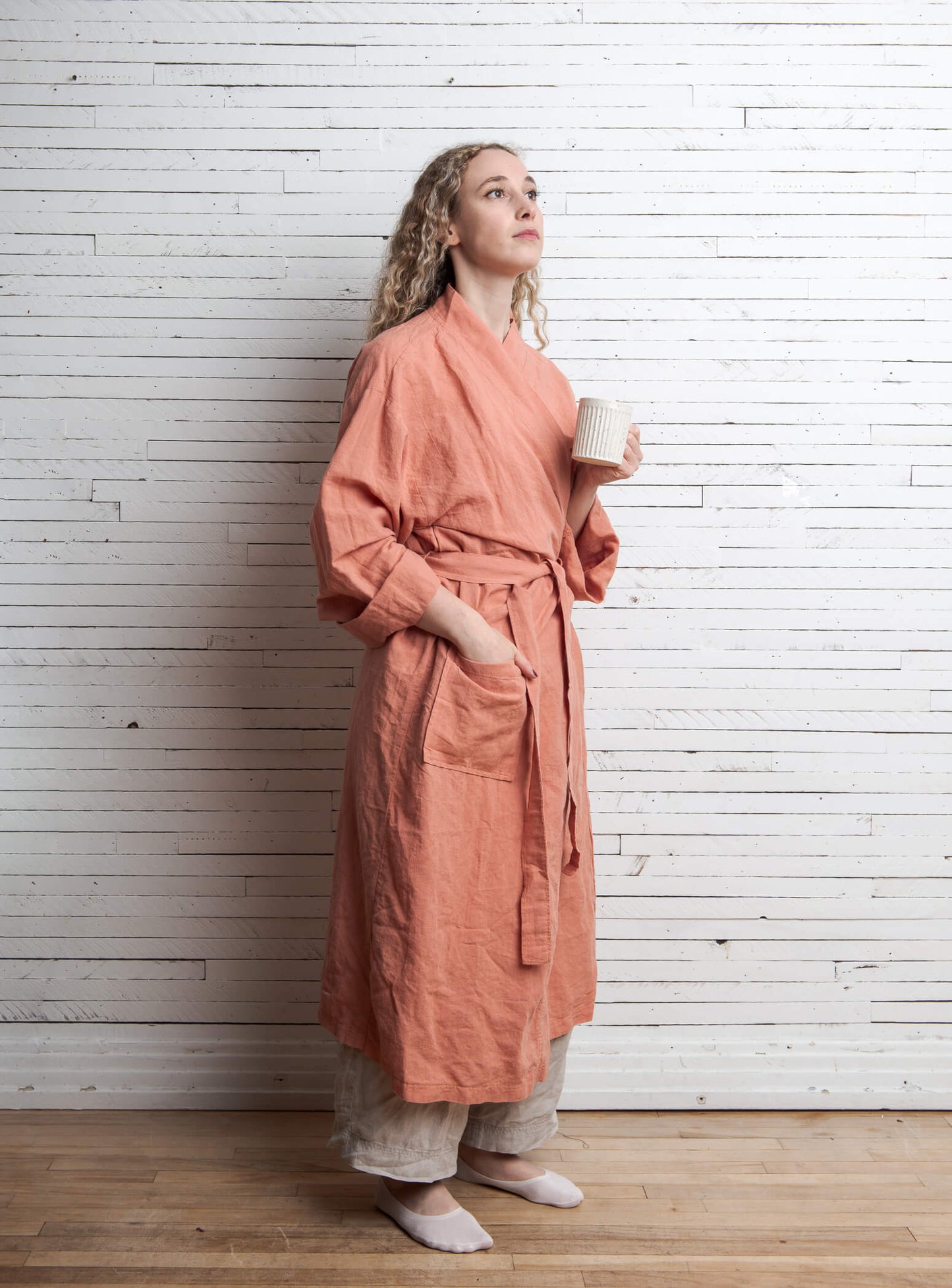 Leyla - Linen / Cotton Robe