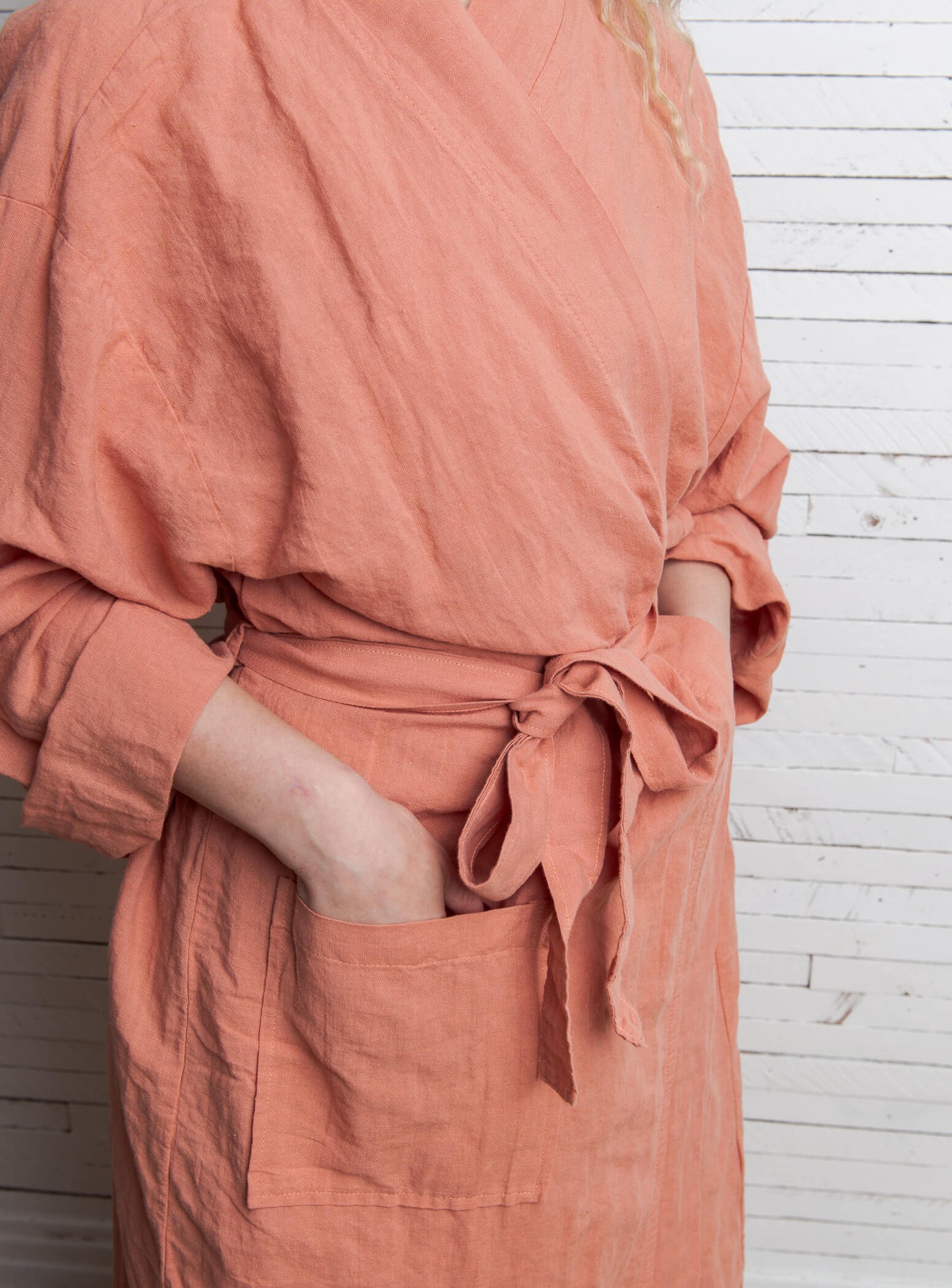 Leyla - Linen / Cotton Robe