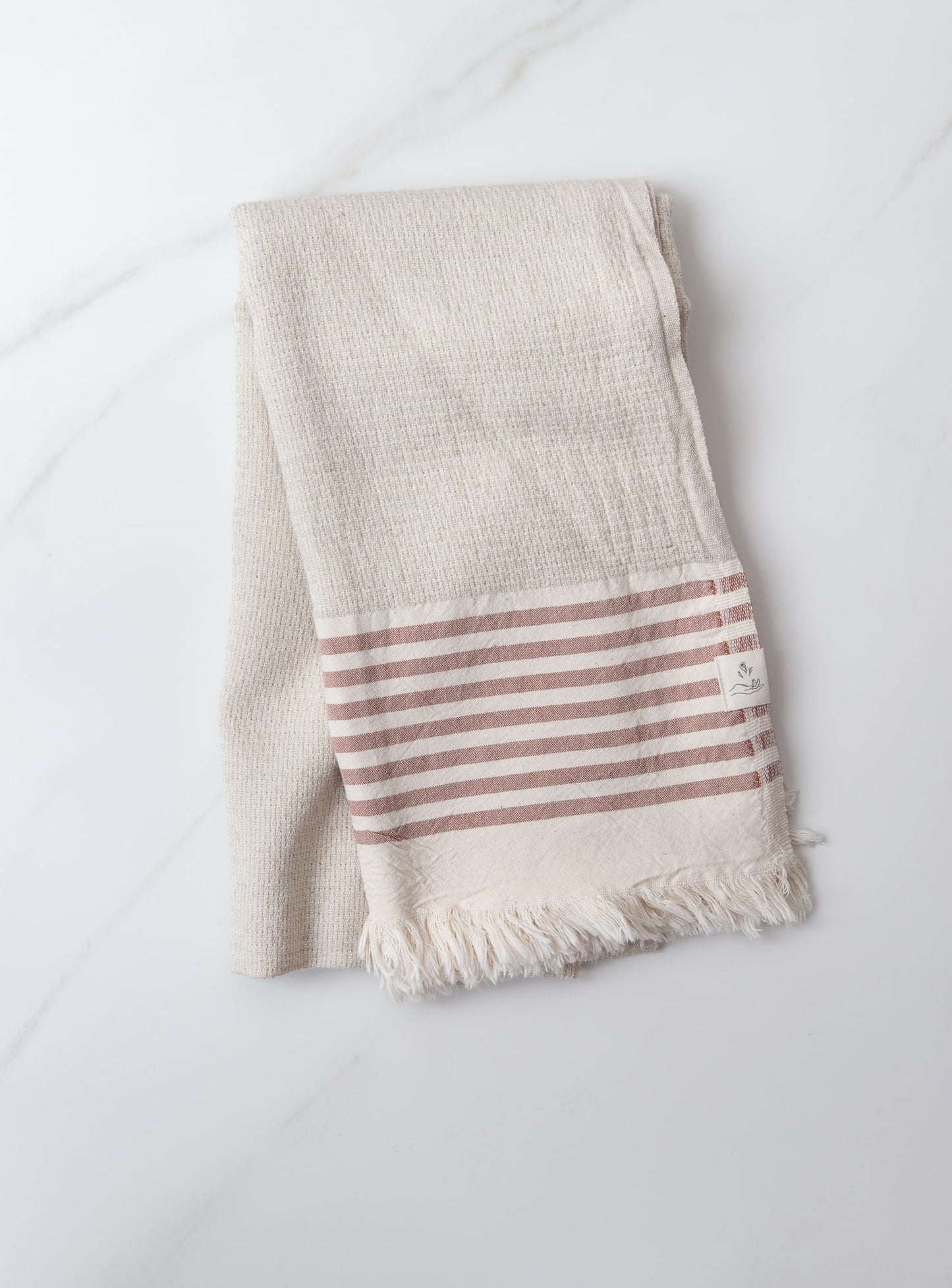 Linen & Cotton Turkish Towel - Defne