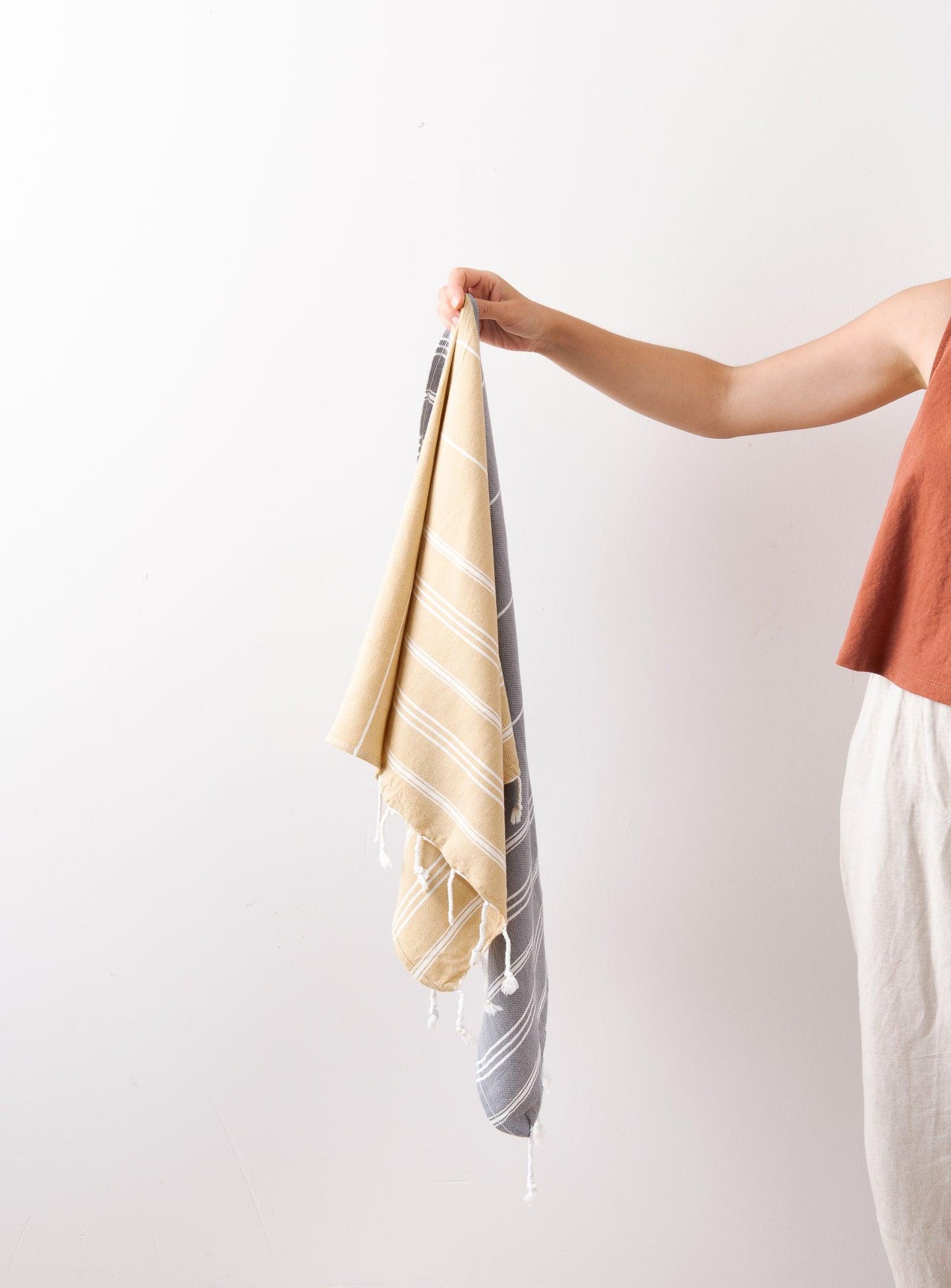 Ege - Turkish hand towel - Mustard - Confetti Mill
