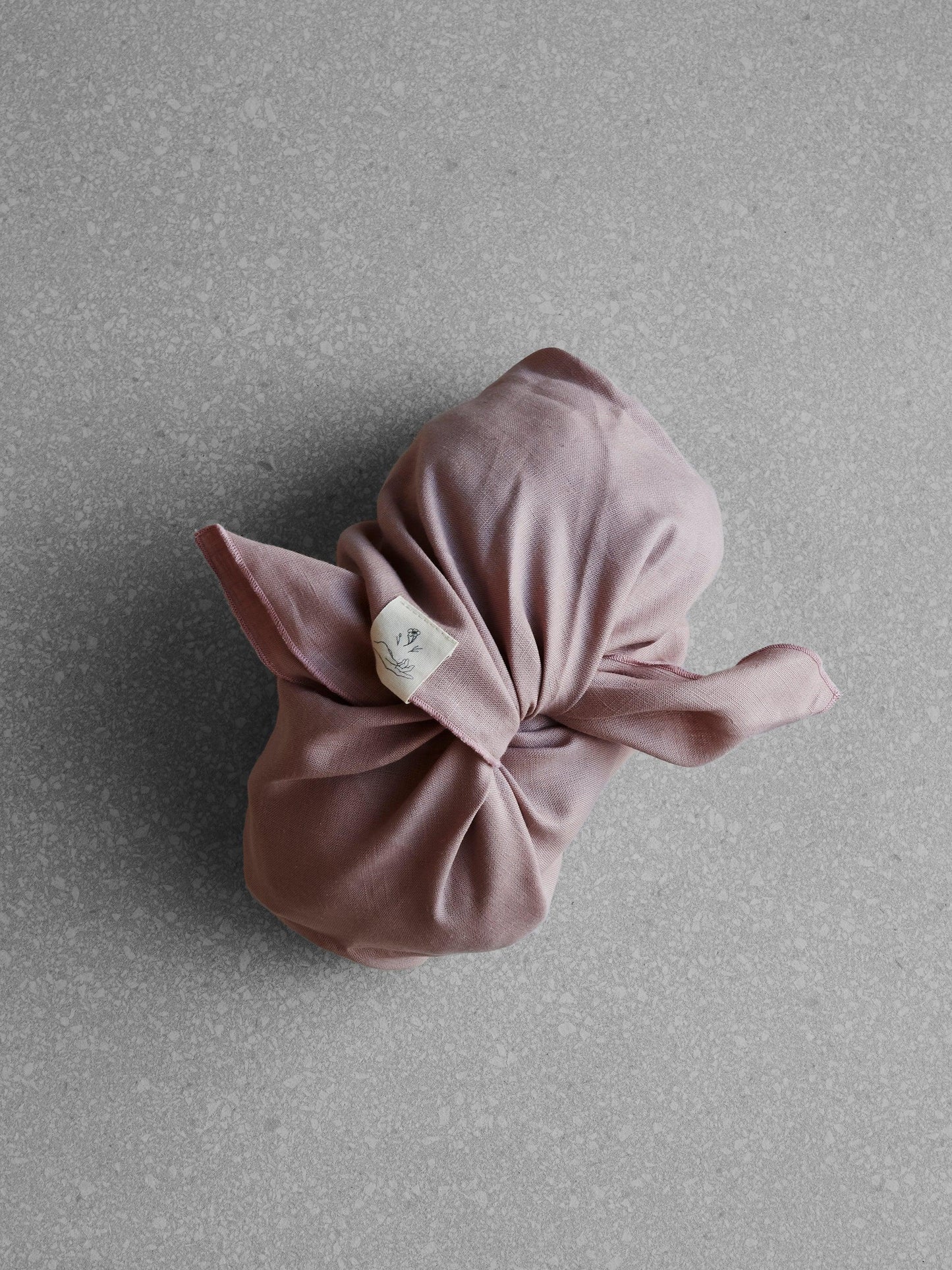 Large Linen Azuma Bag  - Dusty-pink - Confetti Mill