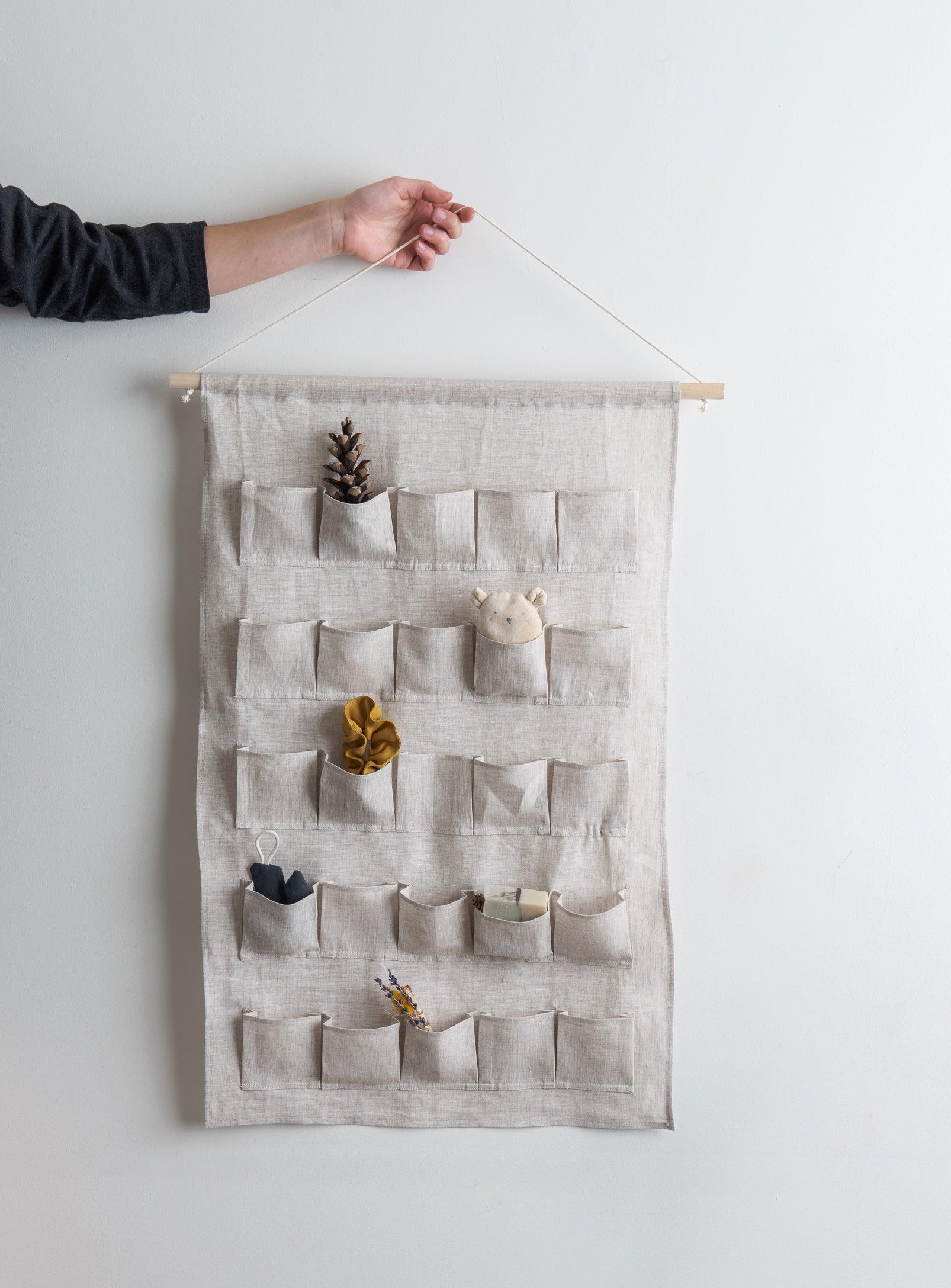 Linen Advent calendar - Confetti Mill
