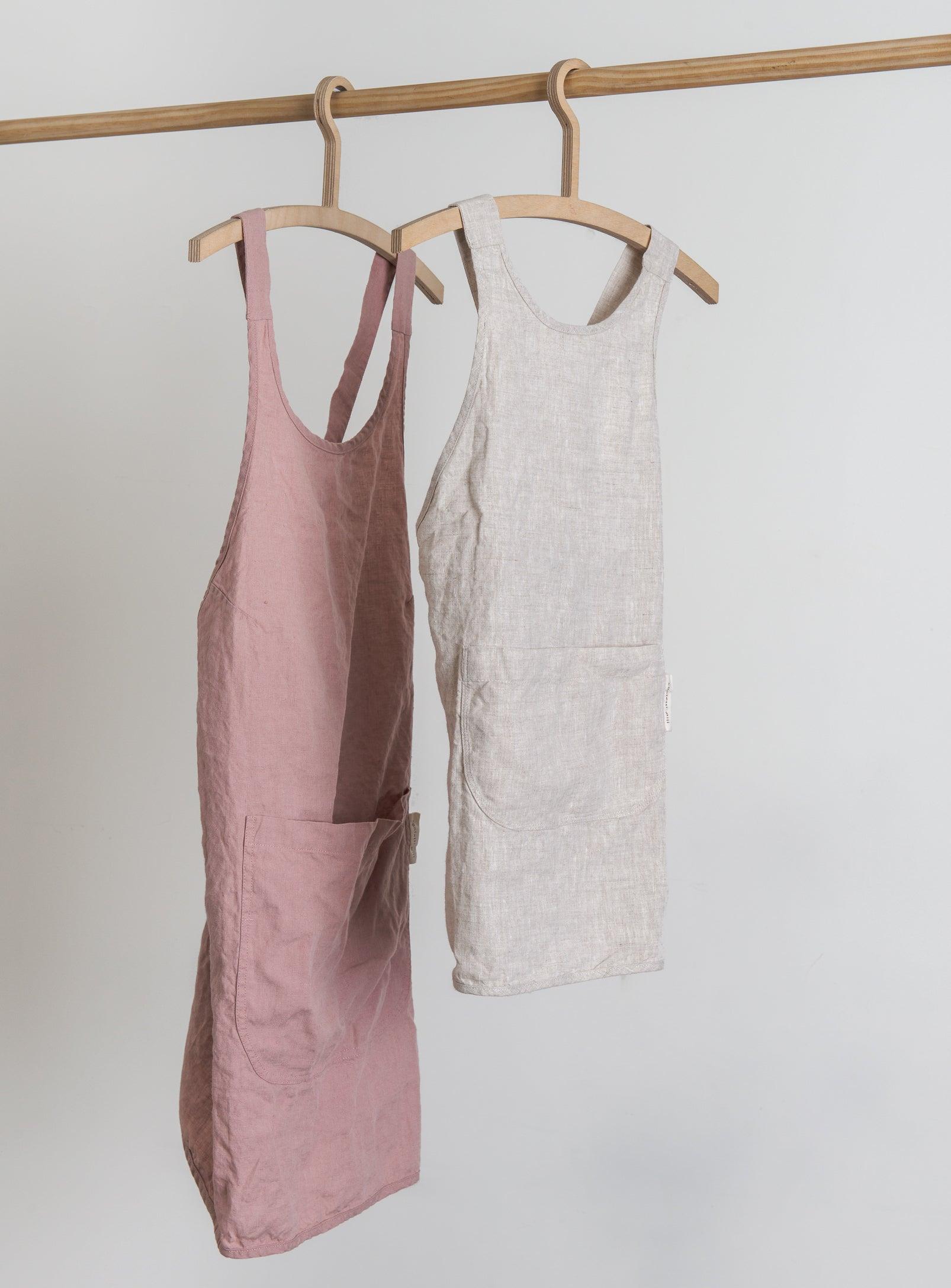 Linen Apron - Dusty pink - Confetti Mill