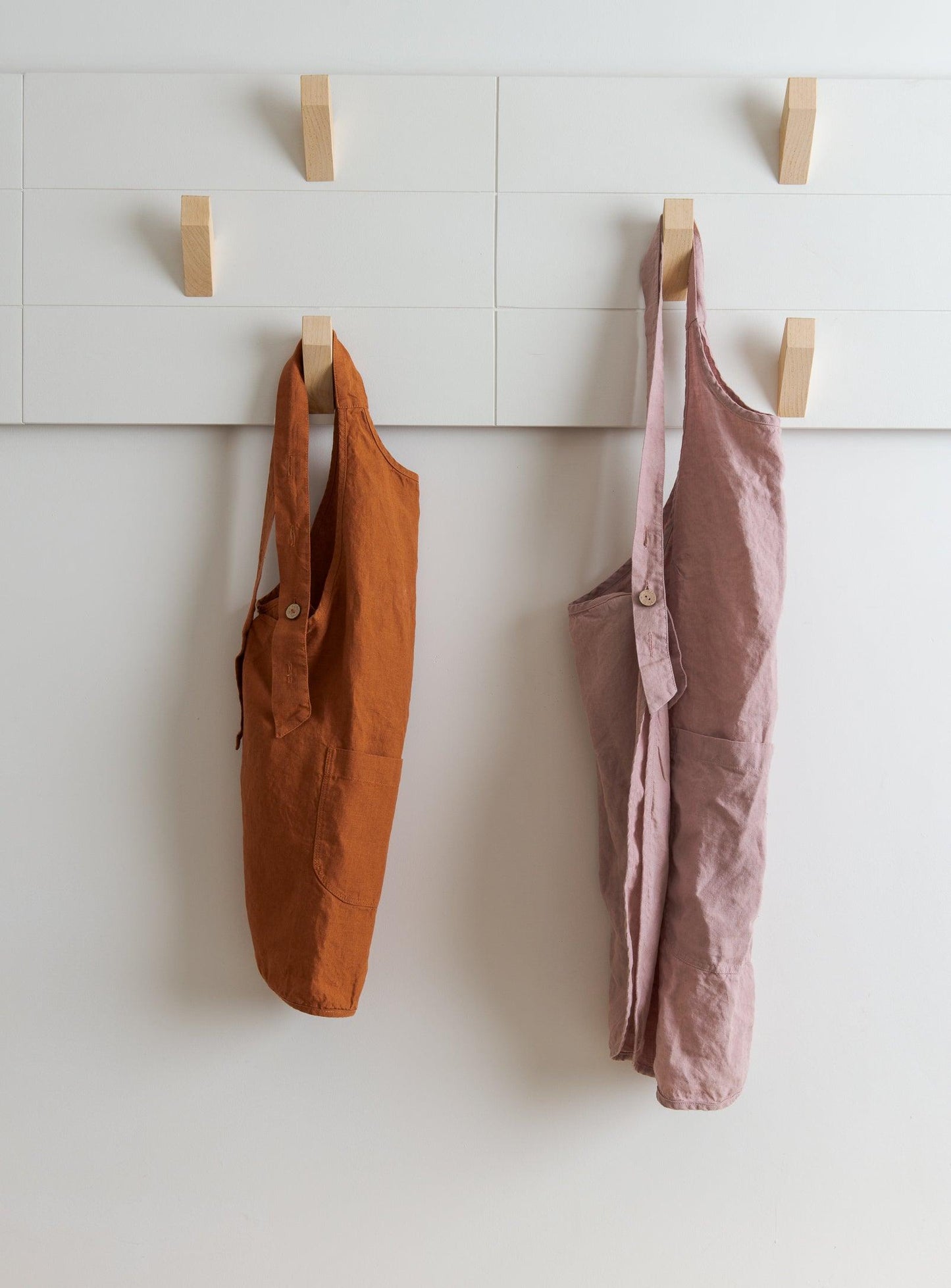 Linen Apron - Dusty pink - Confetti Mill