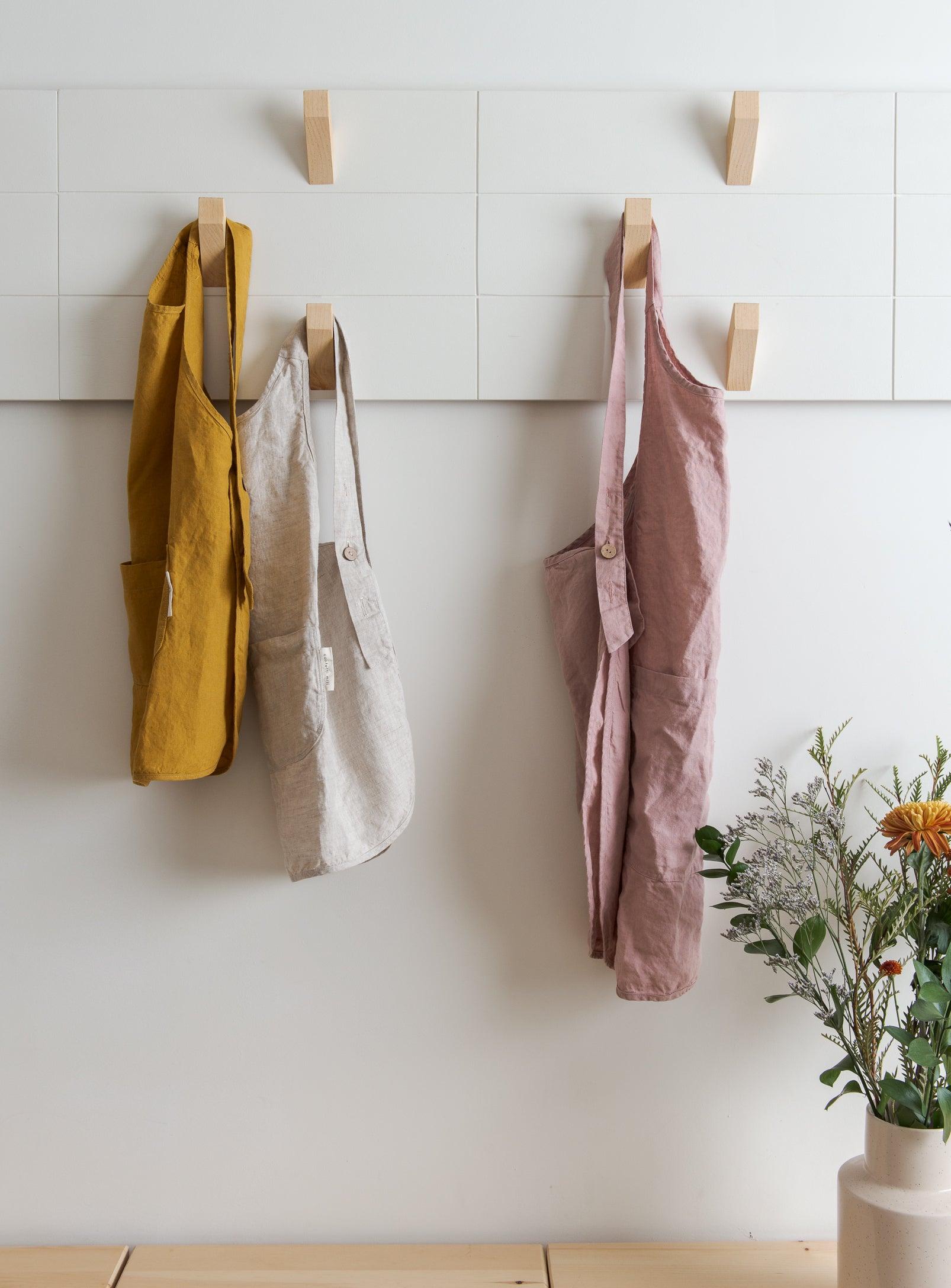 Linen Apron - Dusty pink - Confetti Mill