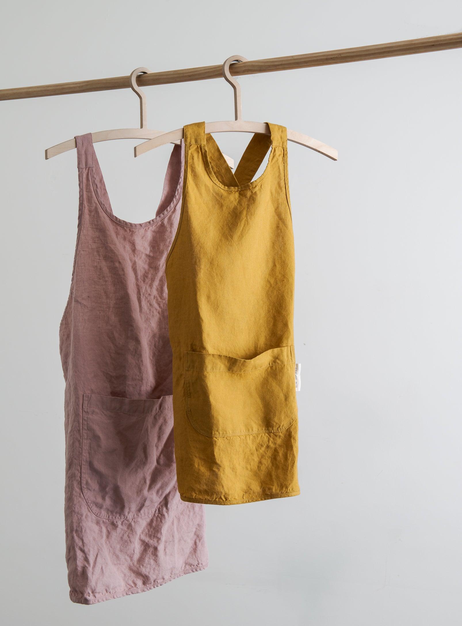 Linen Apron - Dusty pink - Confetti Mill