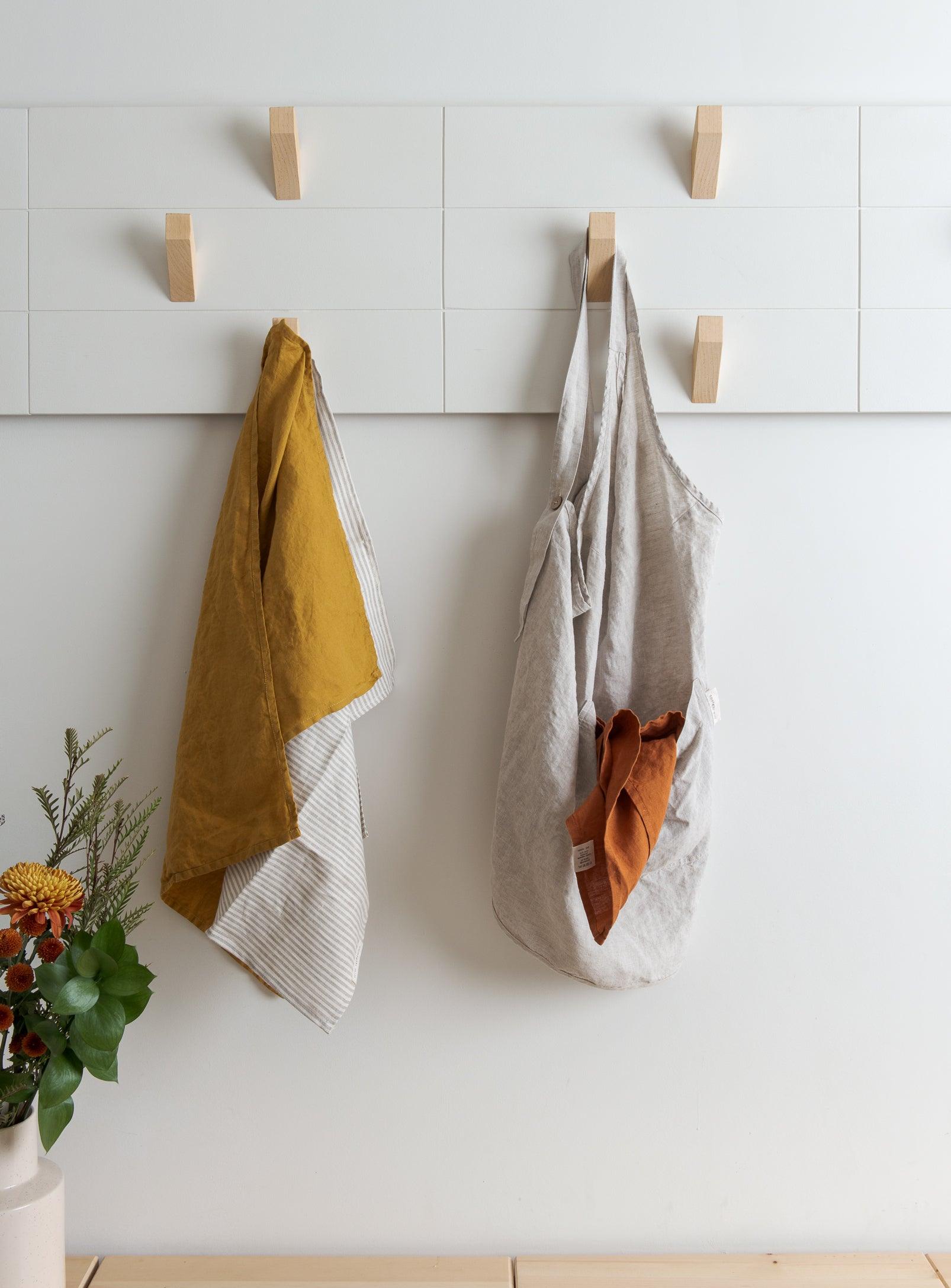 Linen Apron - Oat - Confetti Mill