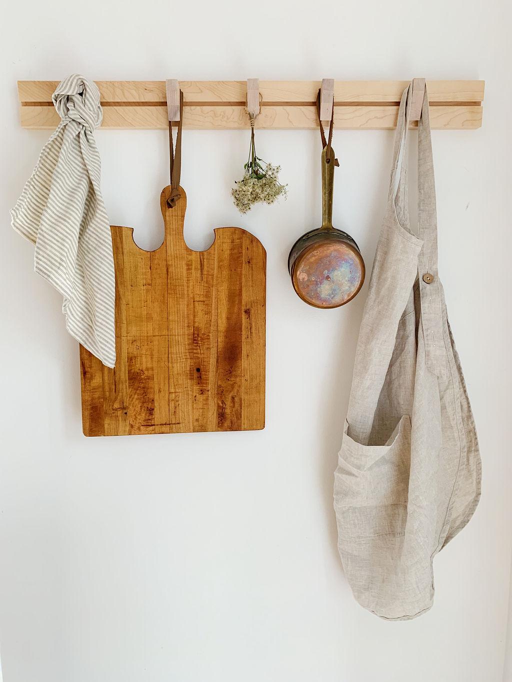 Linen Apron - Oat - Confetti Mill