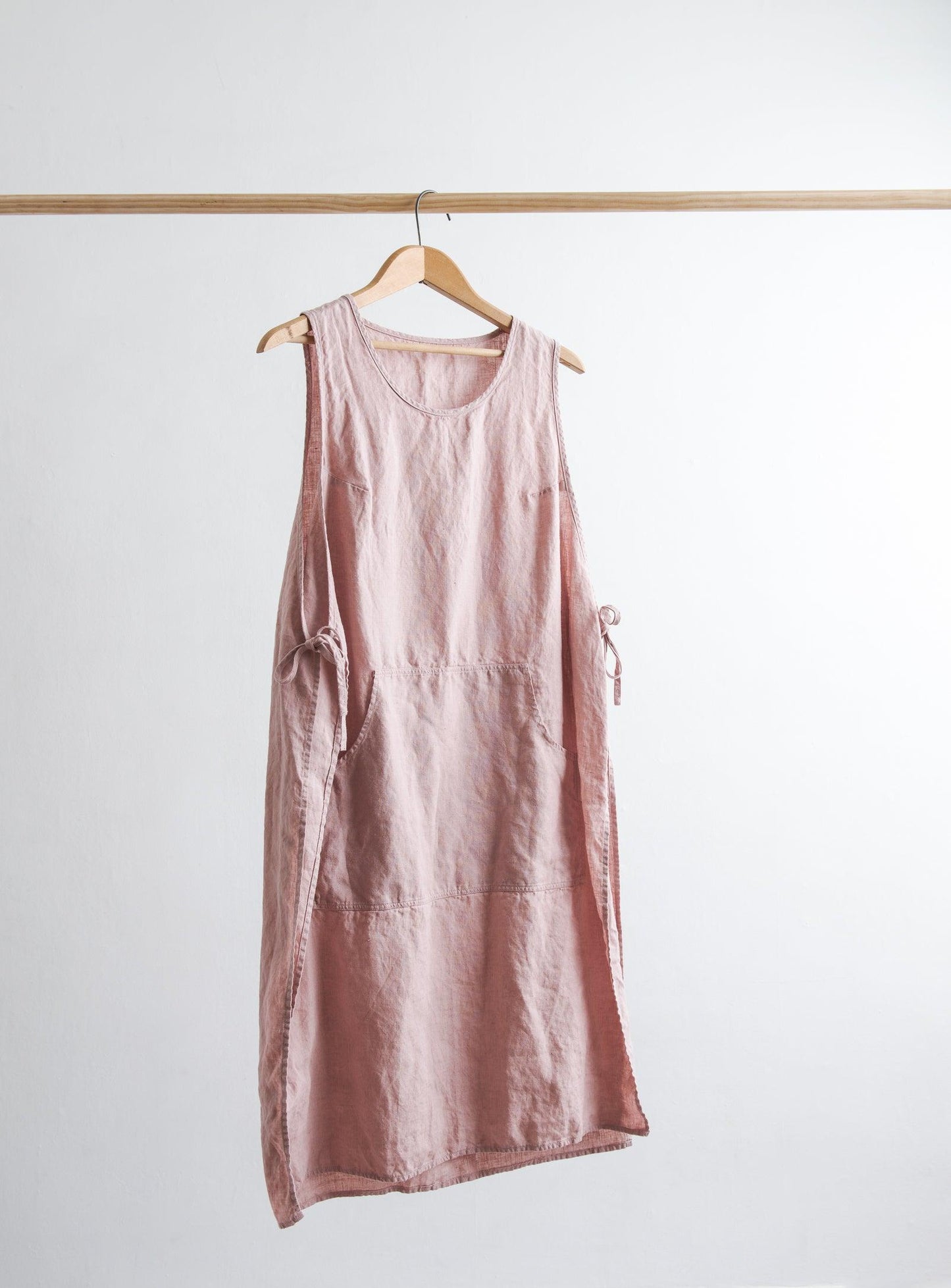 Linen Gardener Apron - Dusty-pink - Confetti Mill