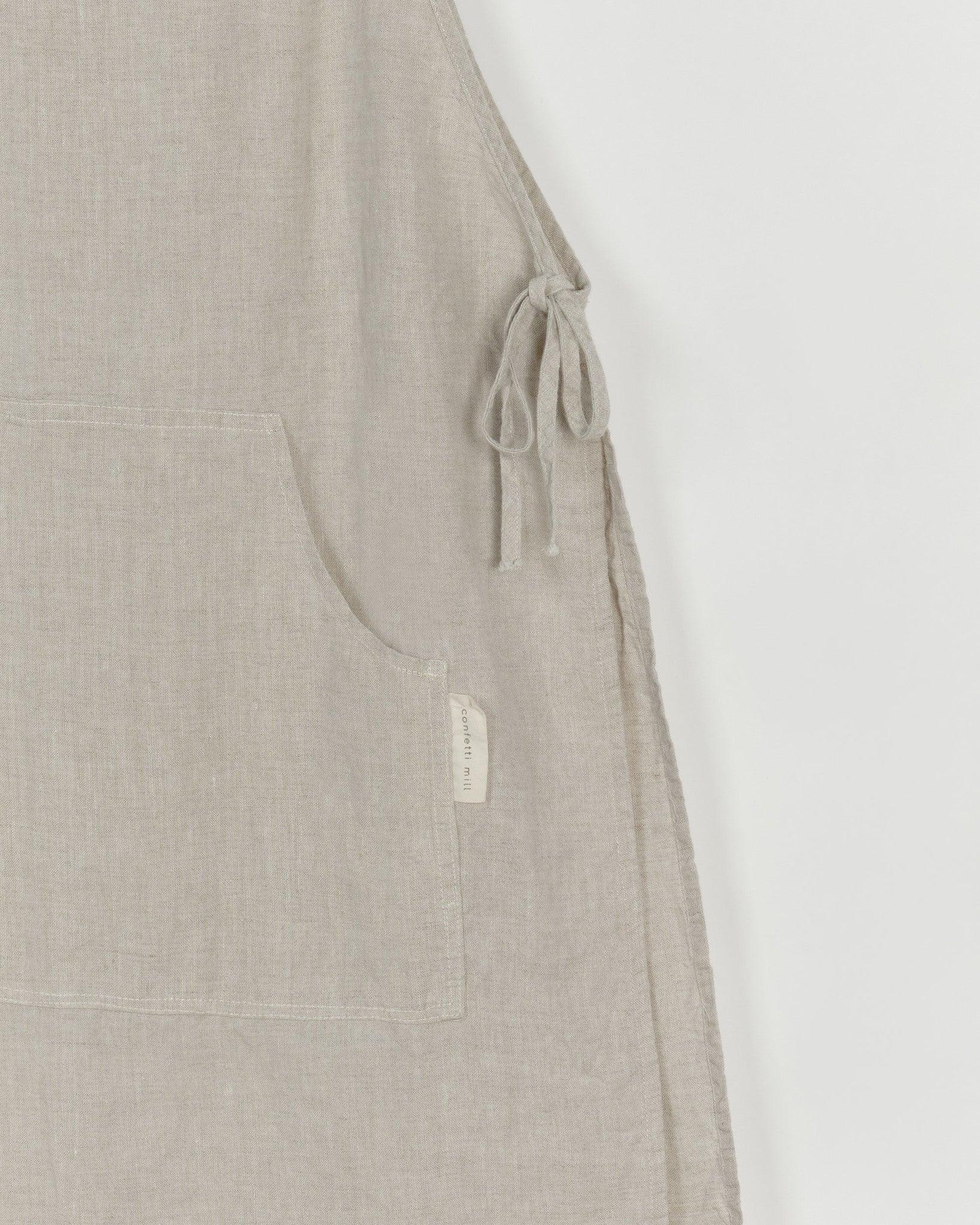 Linen Gardener Apron - Oatmeal - Confetti Mill