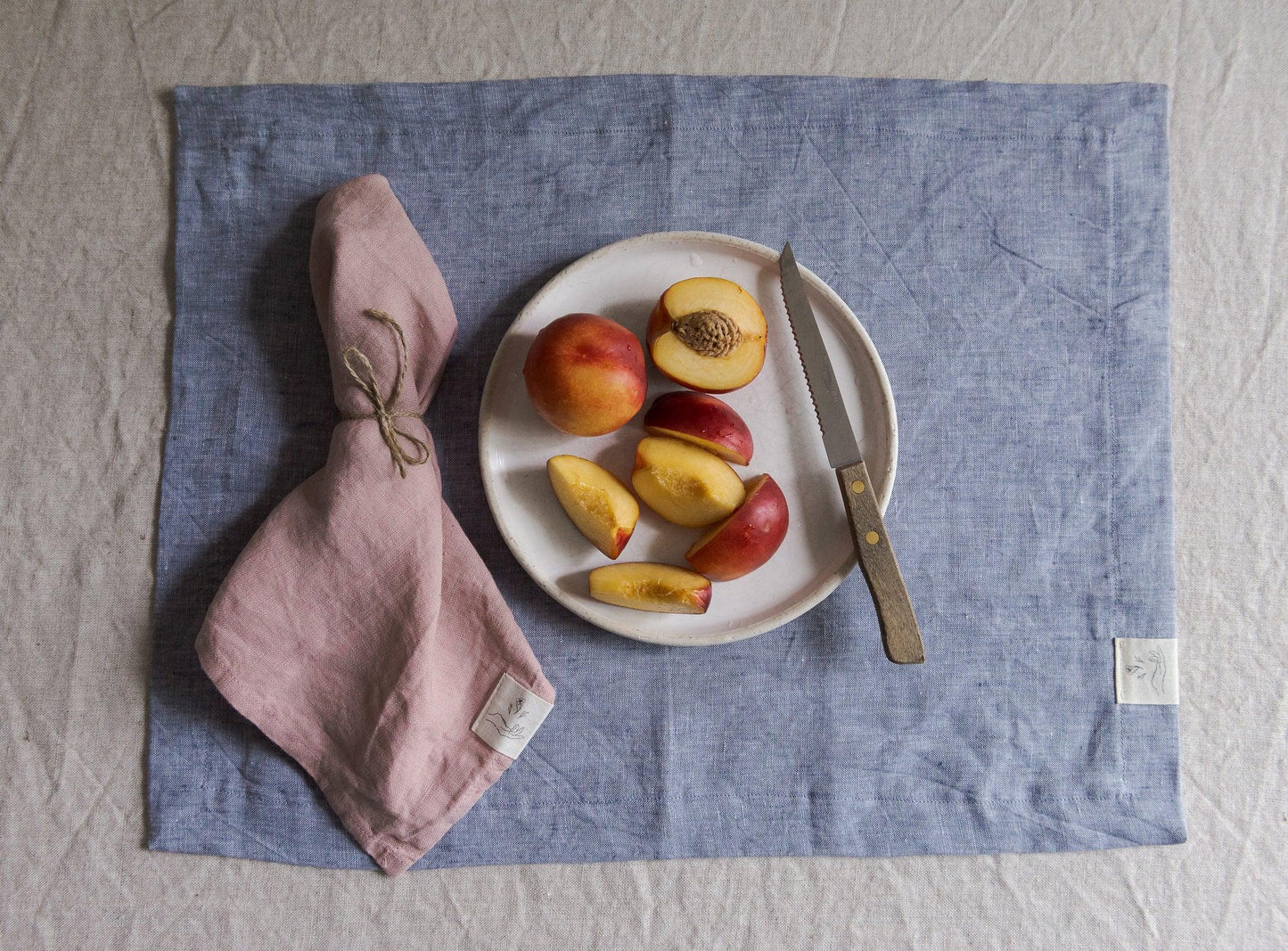 Linen Placemat - Lavender - Confetti Mill