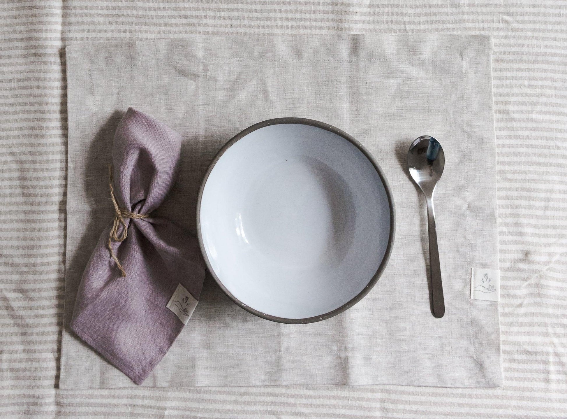Linen Placemat - Oatmeal - Confetti Mill