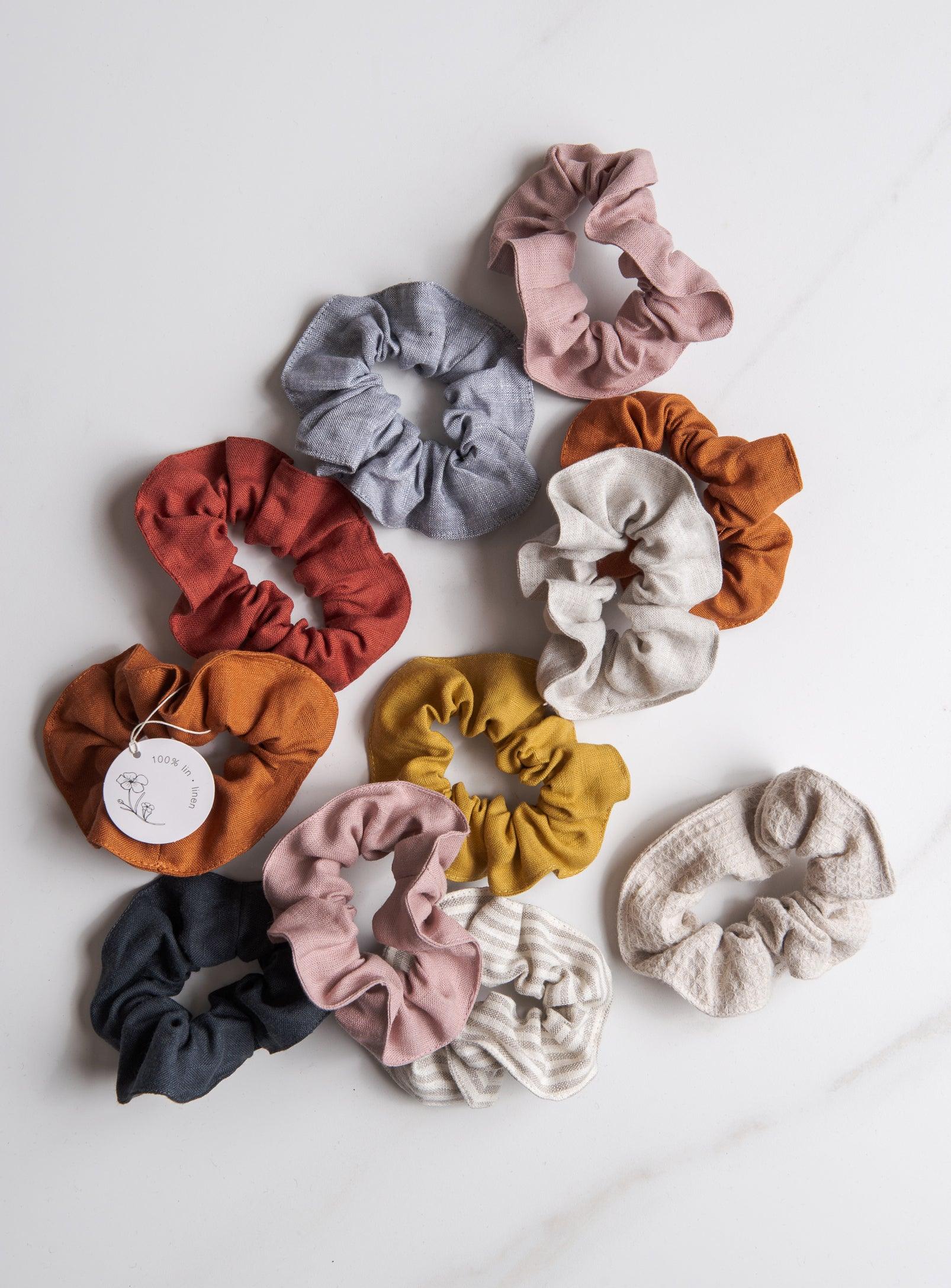 Linen Scrunchies - Confetti Mill