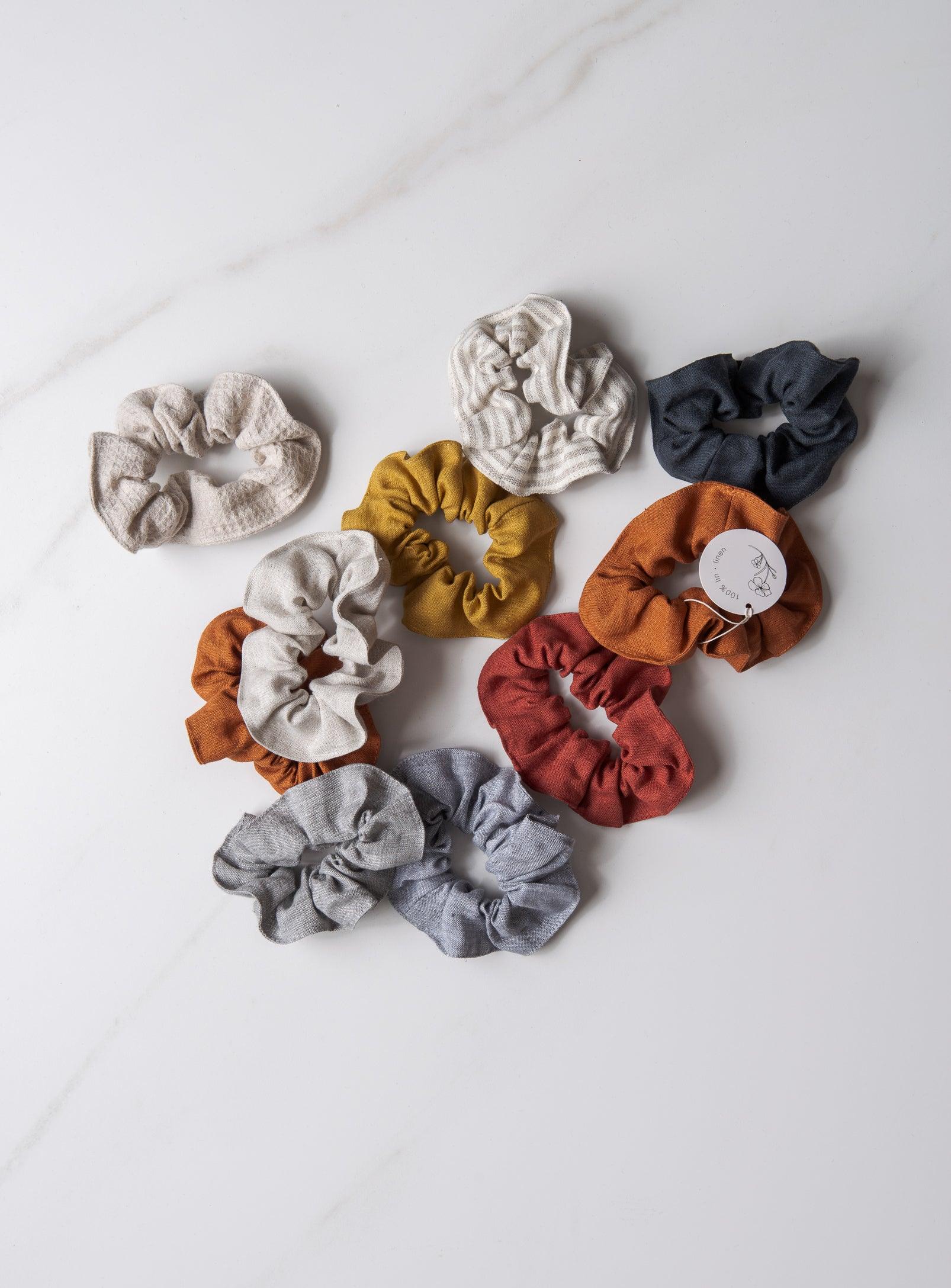 Linen Scrunchies - Confetti Mill