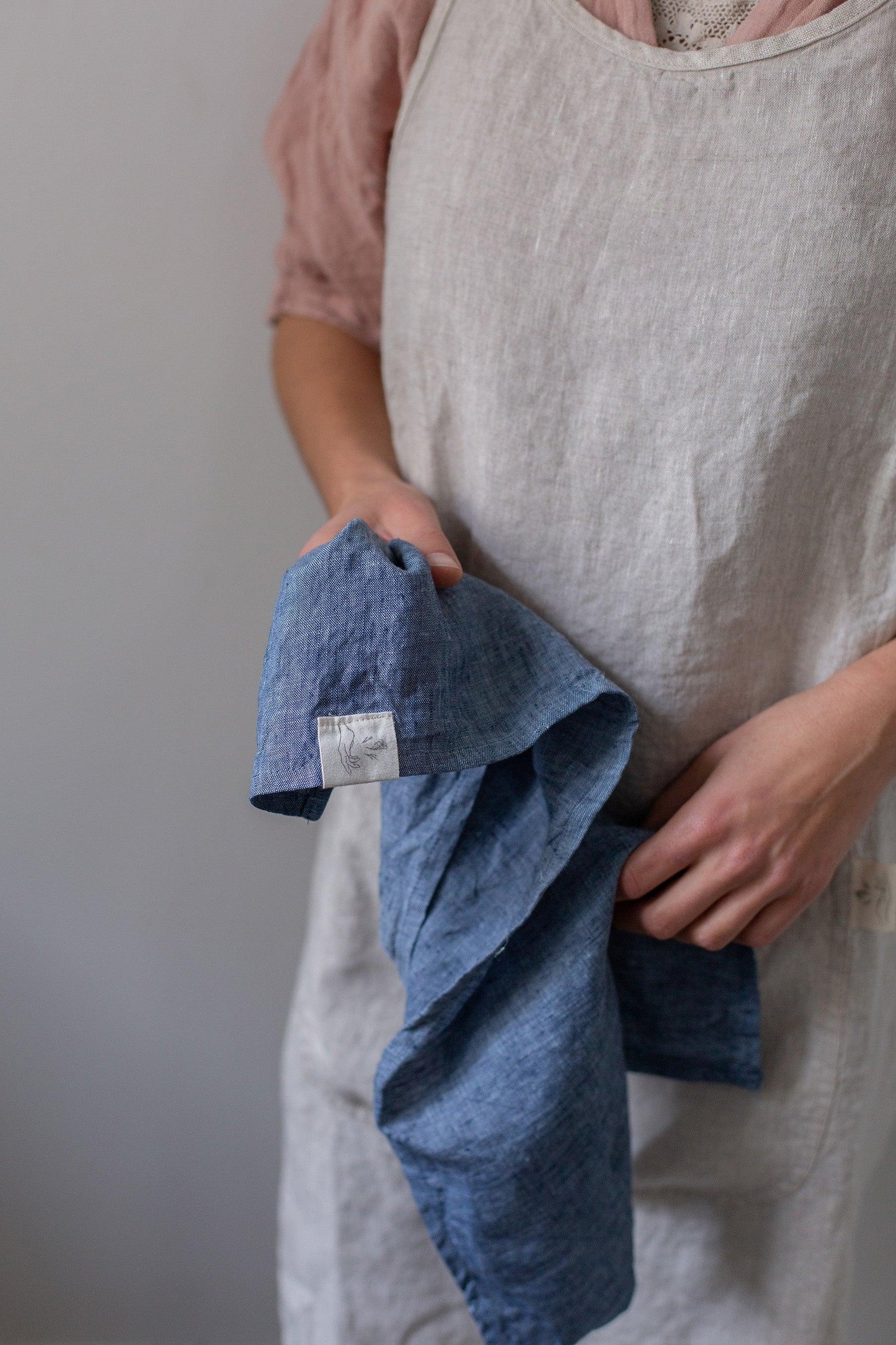 Linen Tablecloth - Blue - Confetti Mill