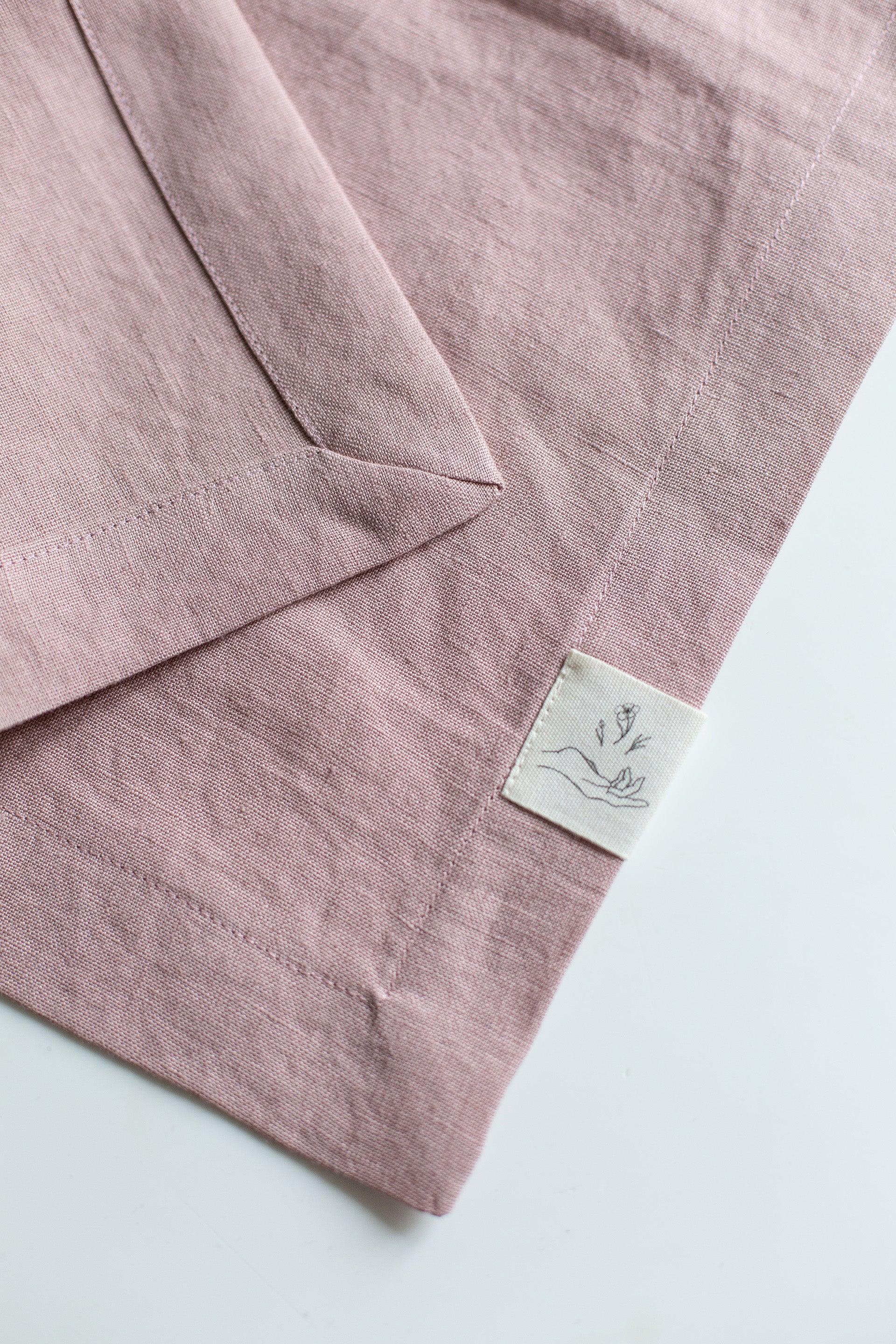 Linen Tablecloth - Dusty-pink - Confetti Mill