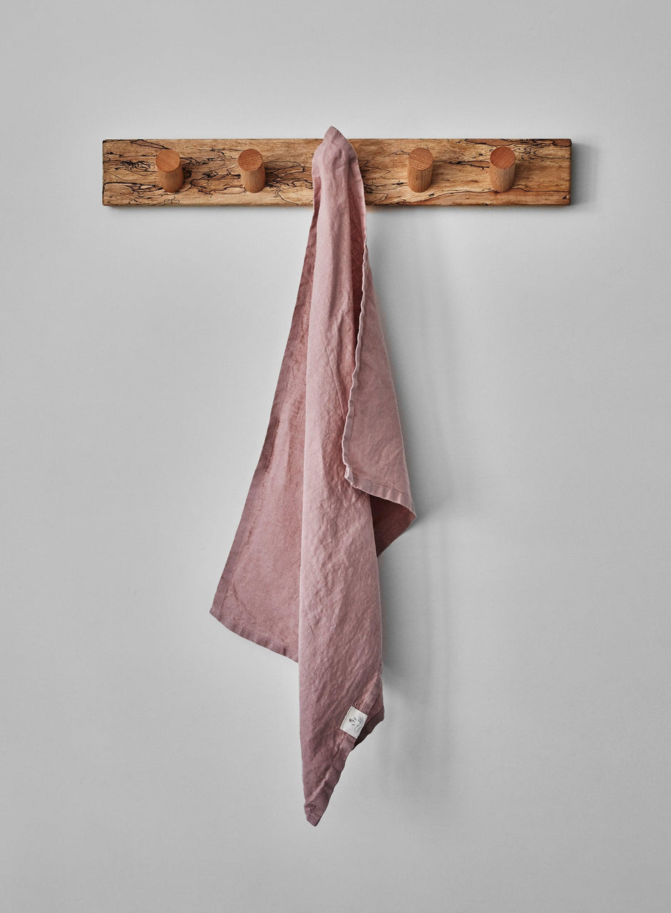 Kitchen Tea Towel - Dusty Rose Rustic