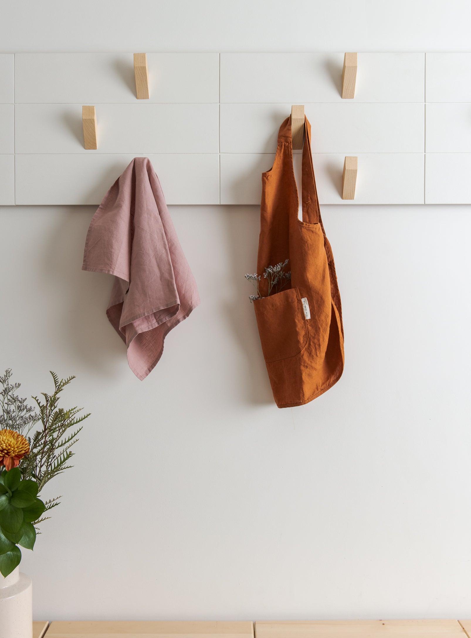 Linen Tea Towel - Dusty pink - Confetti Mill