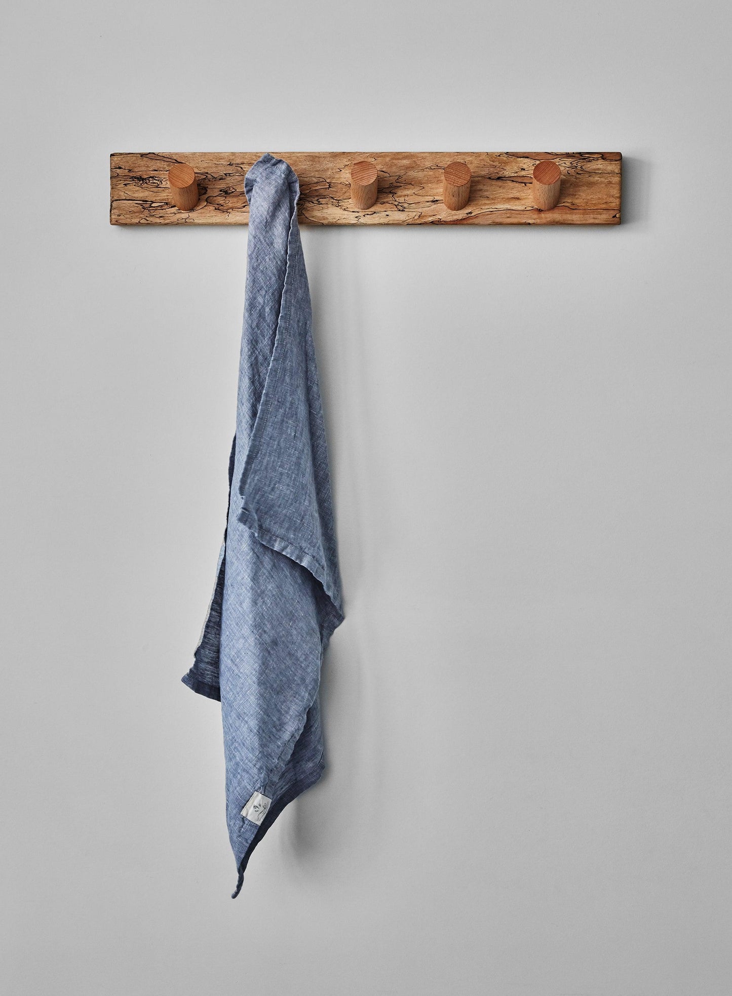 lavender linen tea towel