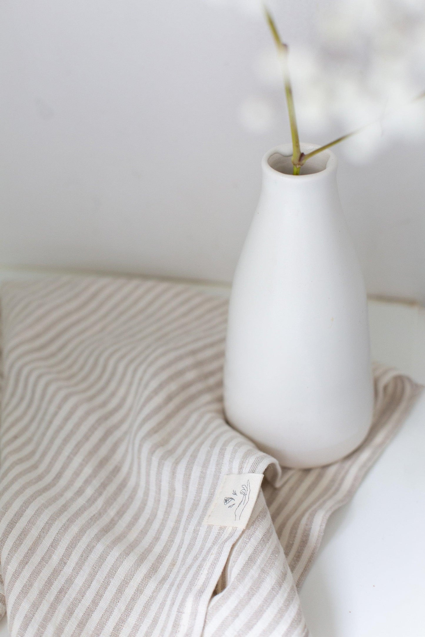 Linen Tea Towel - Stripes - Confetti Mill