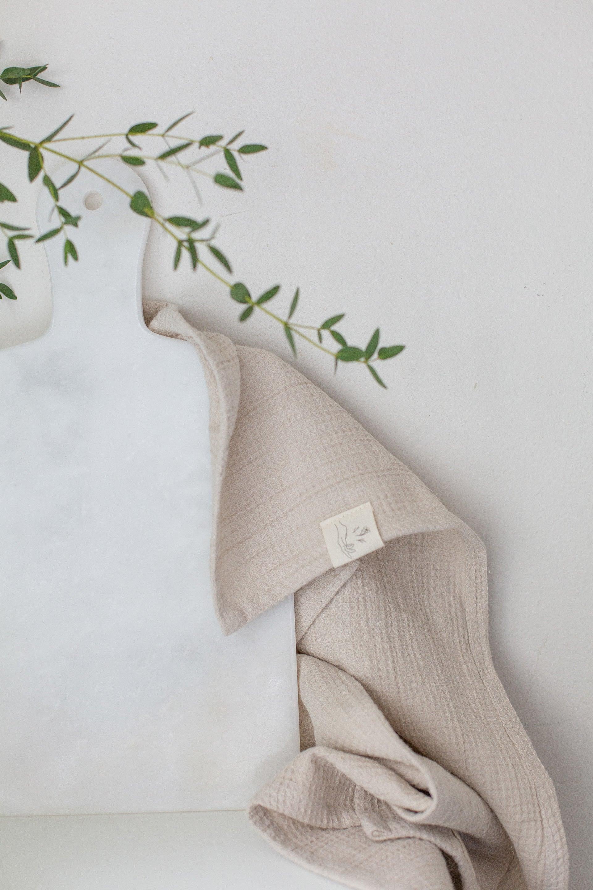 Linen Tea Towel - Waffle - Confetti Mill