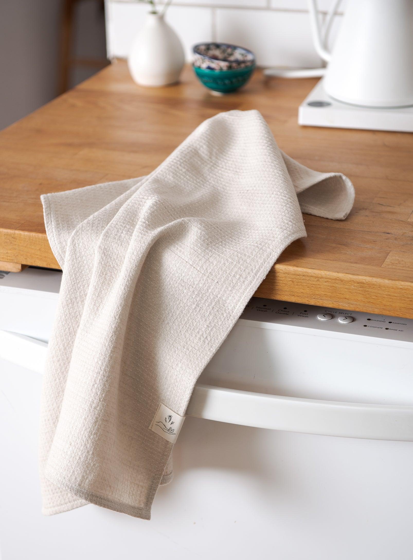 Linen Tea Towel - Waffle - Confetti Mill