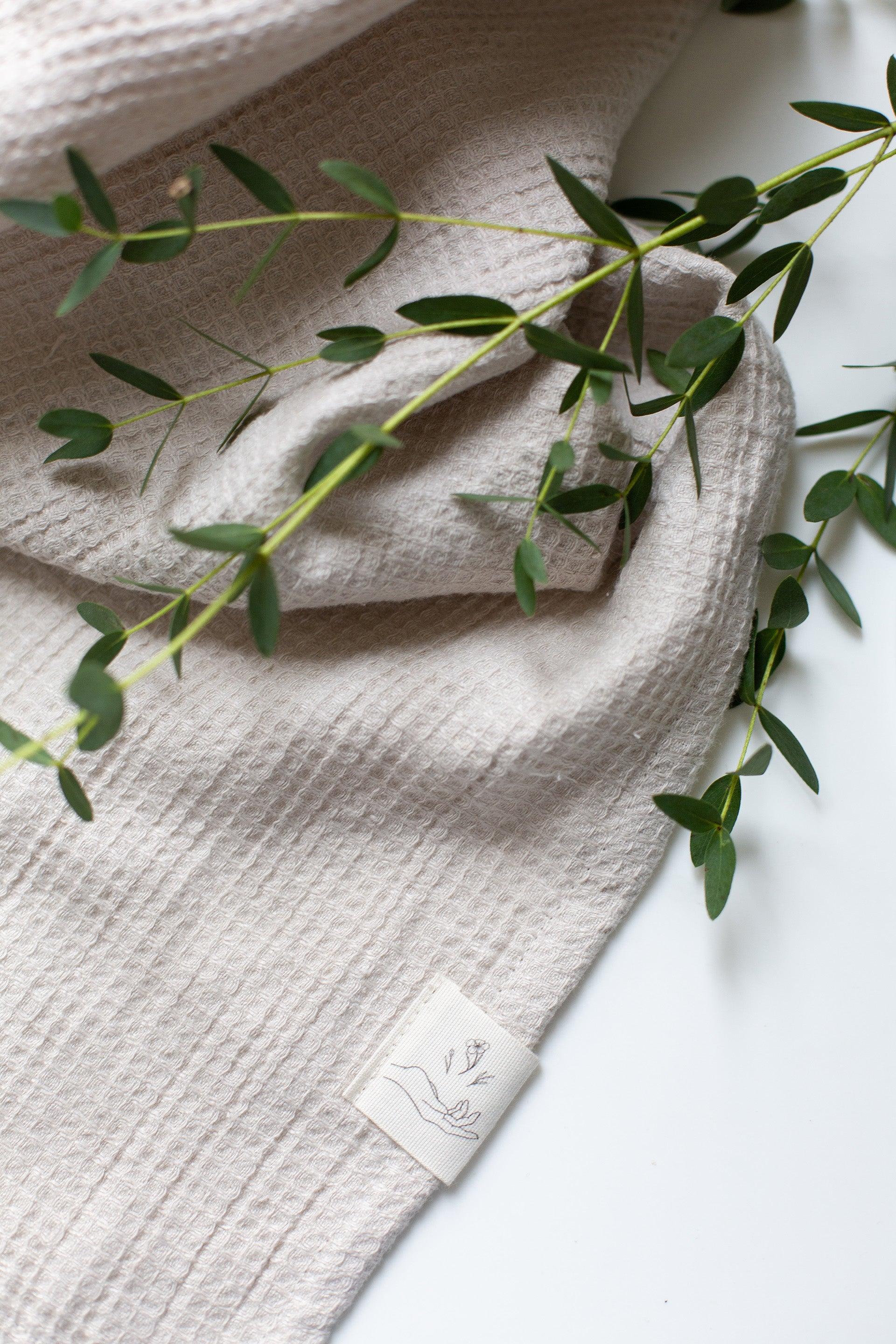 Linen Tea Towel - Waffle - Confetti Mill