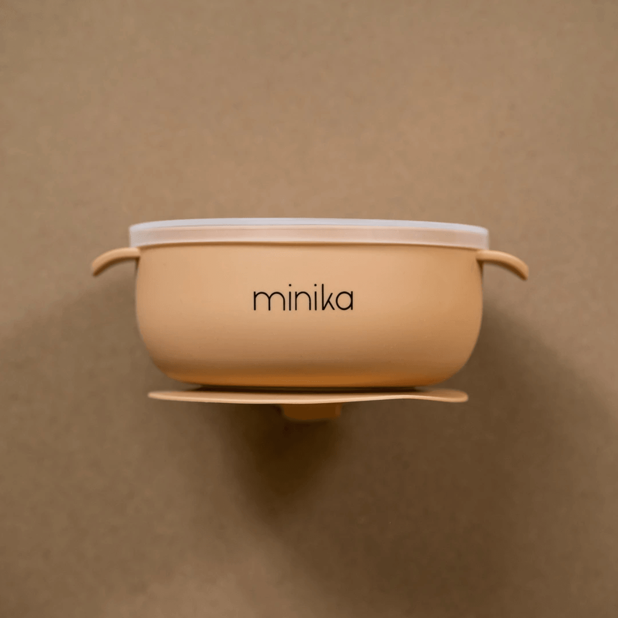 minika natural colour silicone bowl