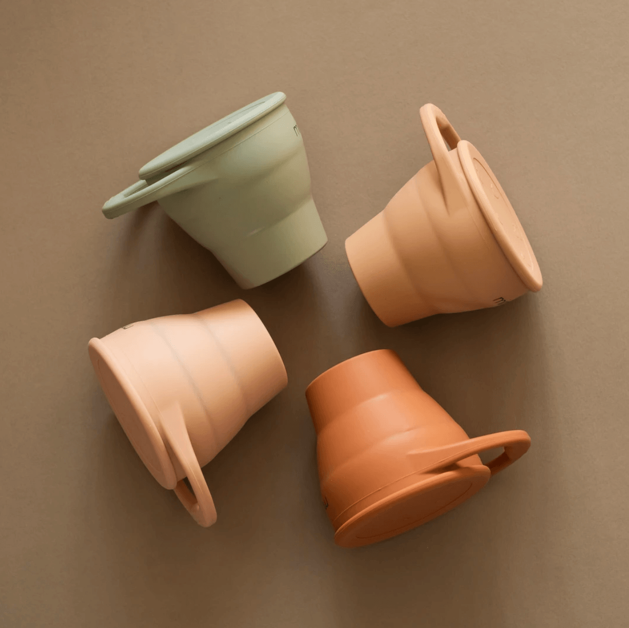 side view of snack cups
