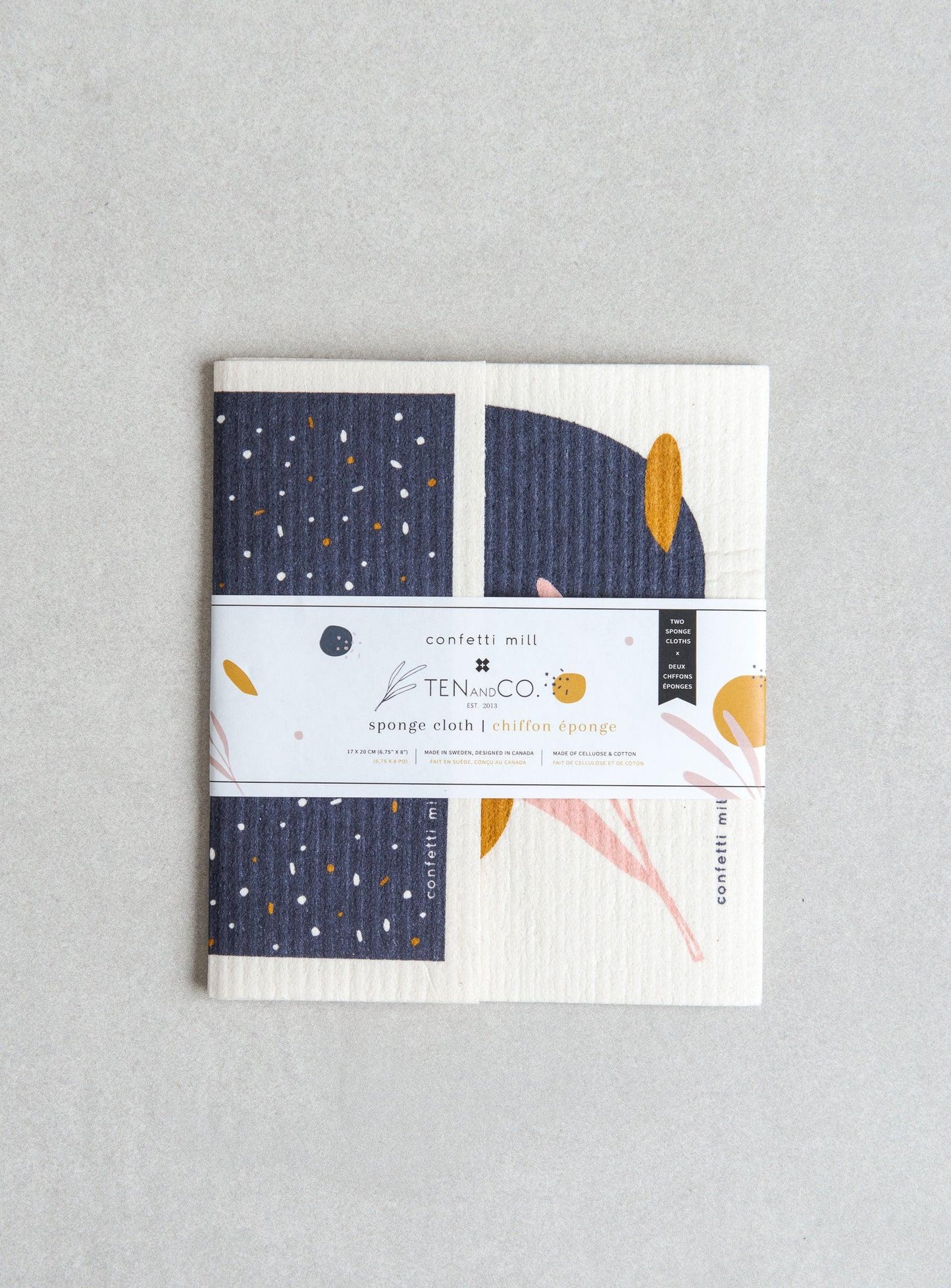 Sponge cloth - Confetti Mill x Ten and Co. - Confetti Mill