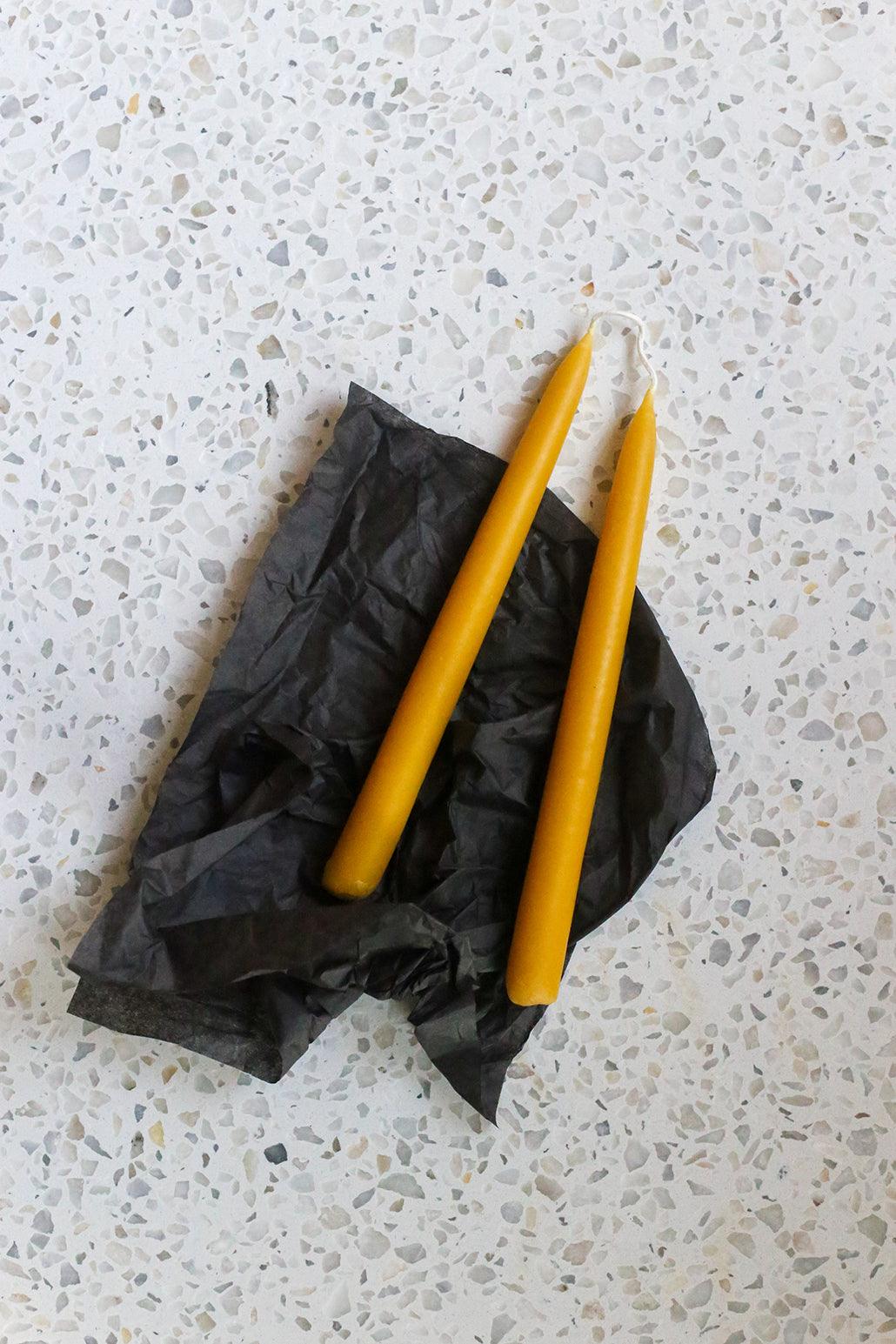 beeswax candles