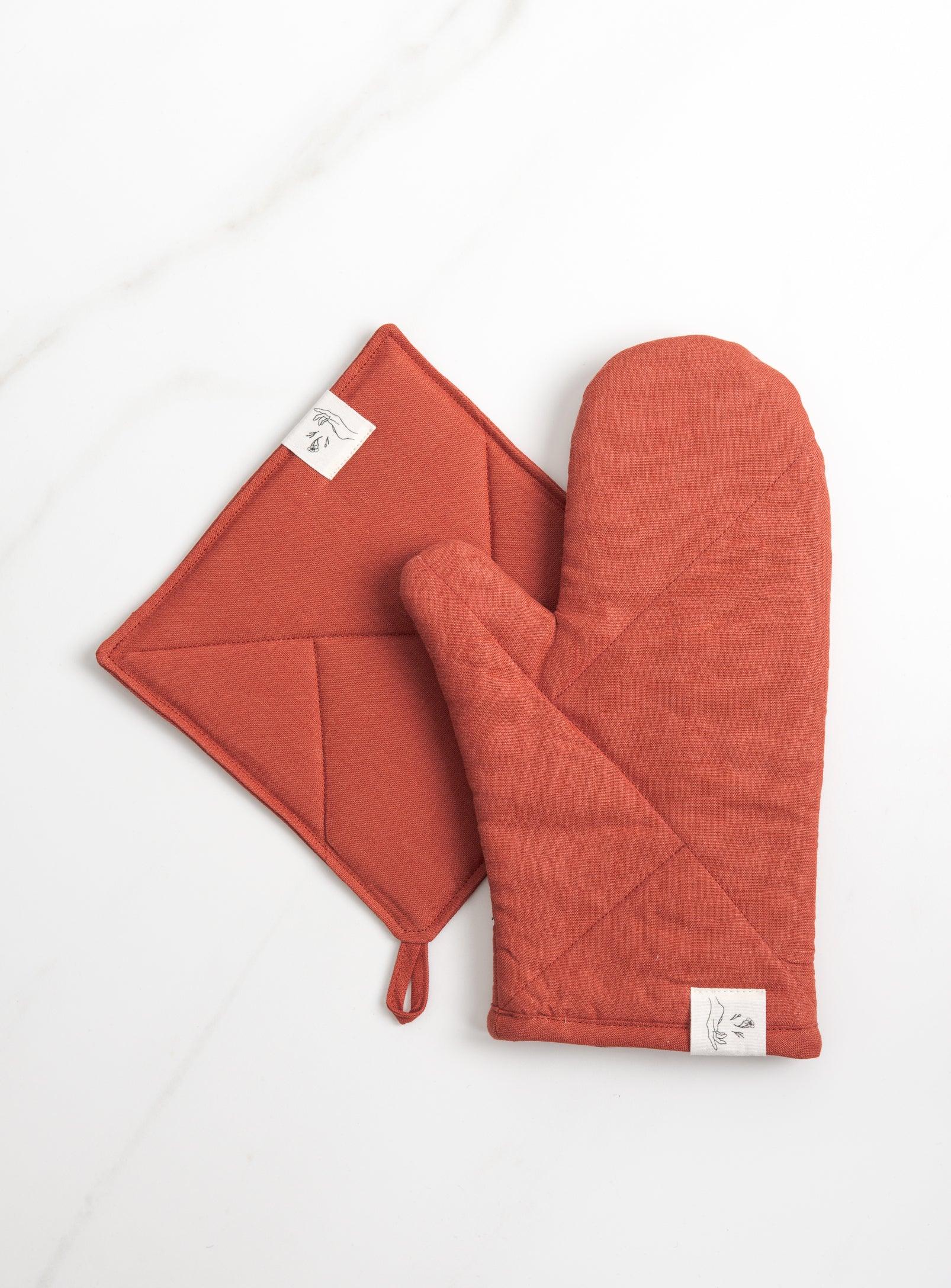Terracota - Linen Pot Holder (Trivet) - Confetti Mill
