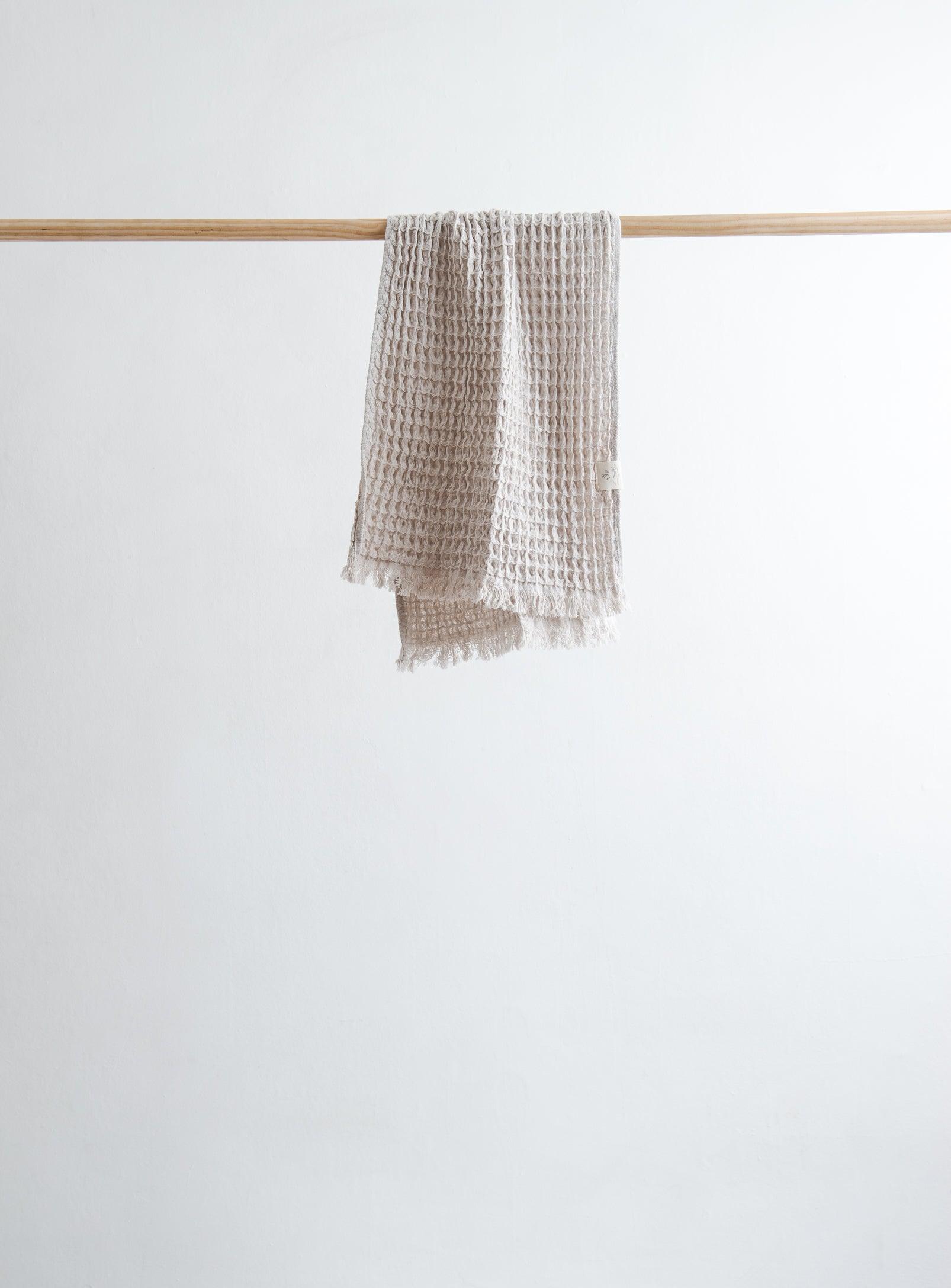 Turkish hand towel - Waffle - Almond - Confetti Mill