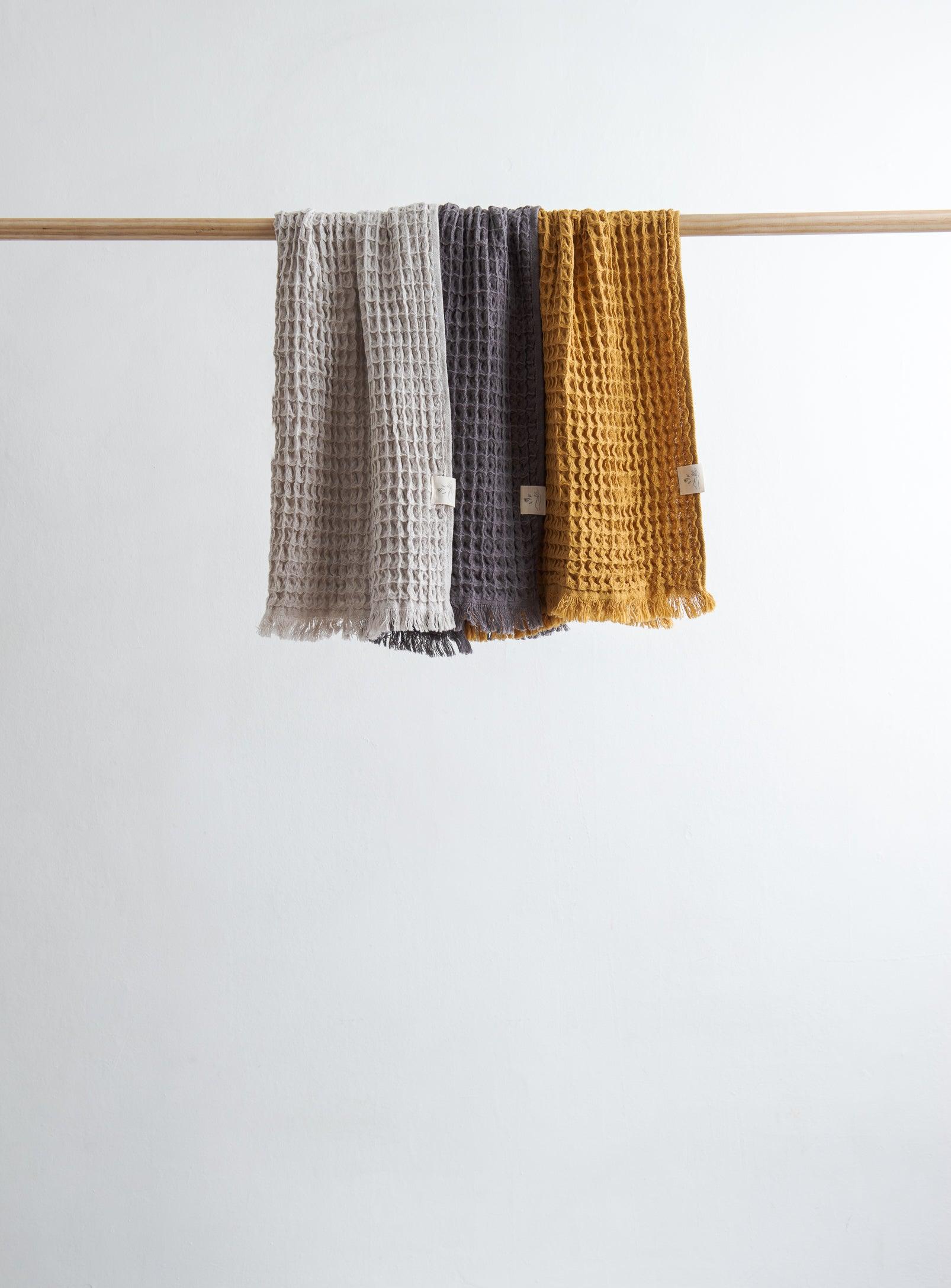 Turkish hand towel - Waffle - Almond - Confetti Mill