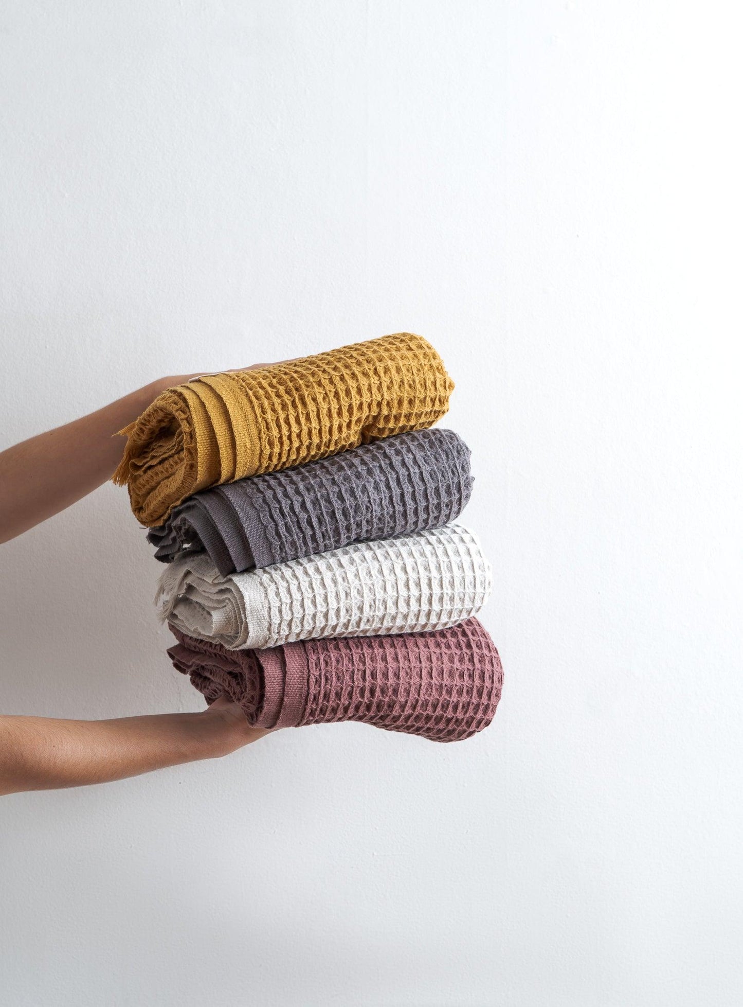 Turkish towel - Waffle - Mustard - Confetti Mill