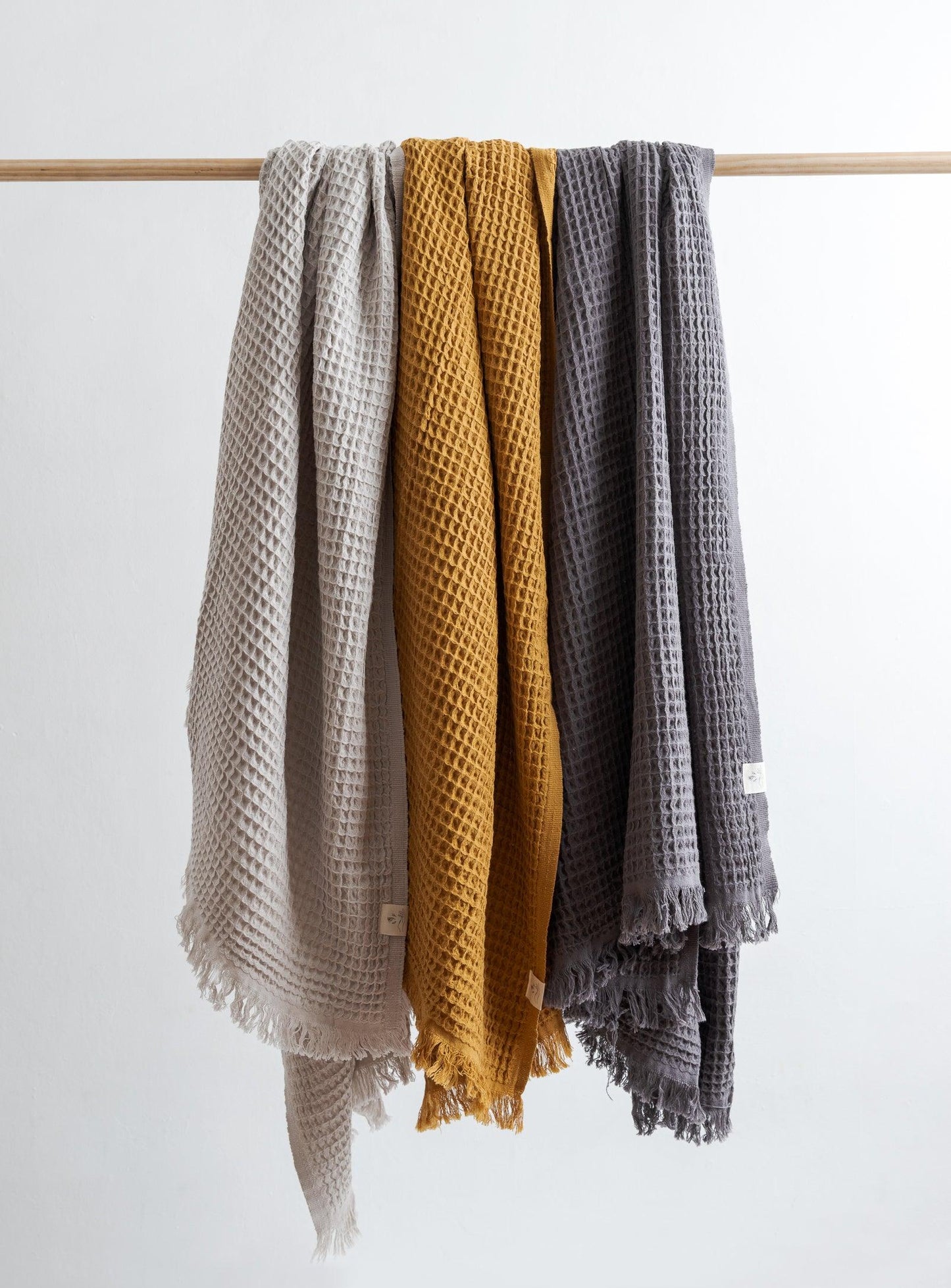 Turkish towel - Waffle - Mustard - Confetti Mill