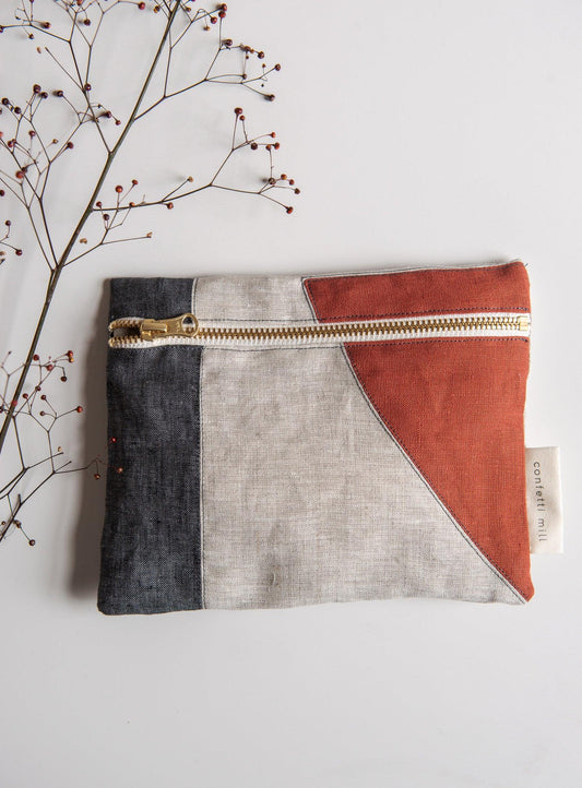 WS - Linen Bag - Poppy - Confetti Mill