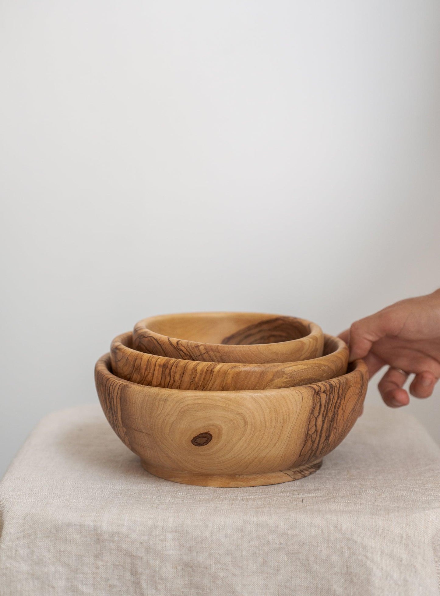 WS - Olive wood bowls - Confetti Mill