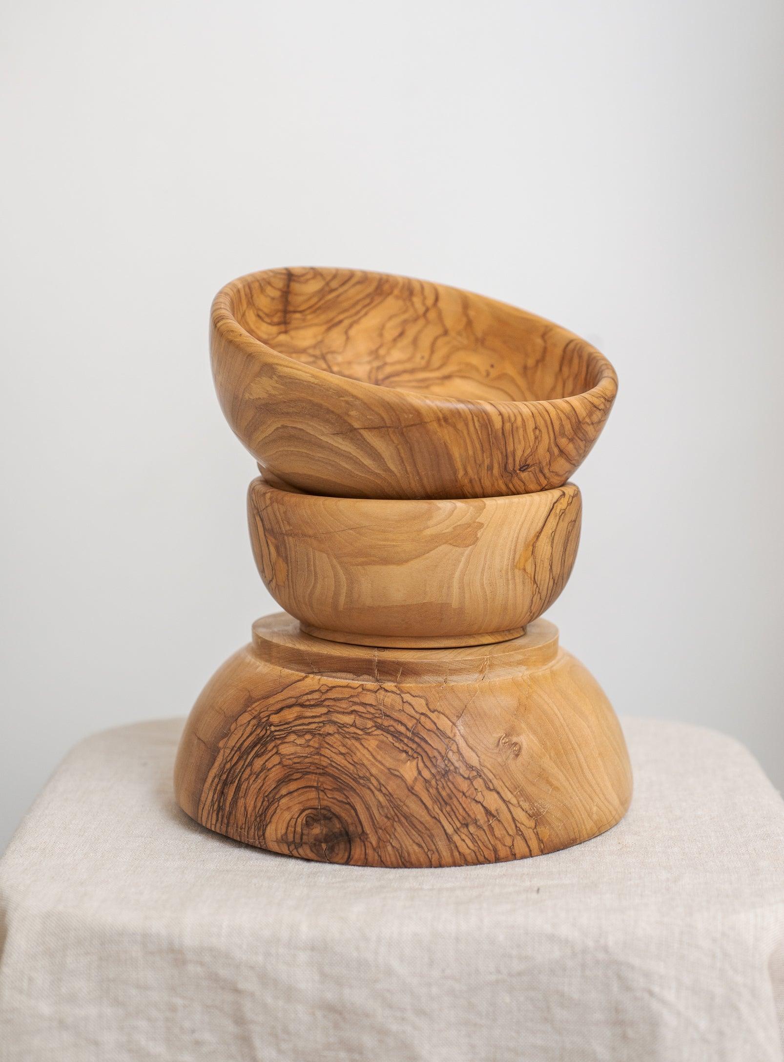 WS - Olive wood bowls - Confetti Mill